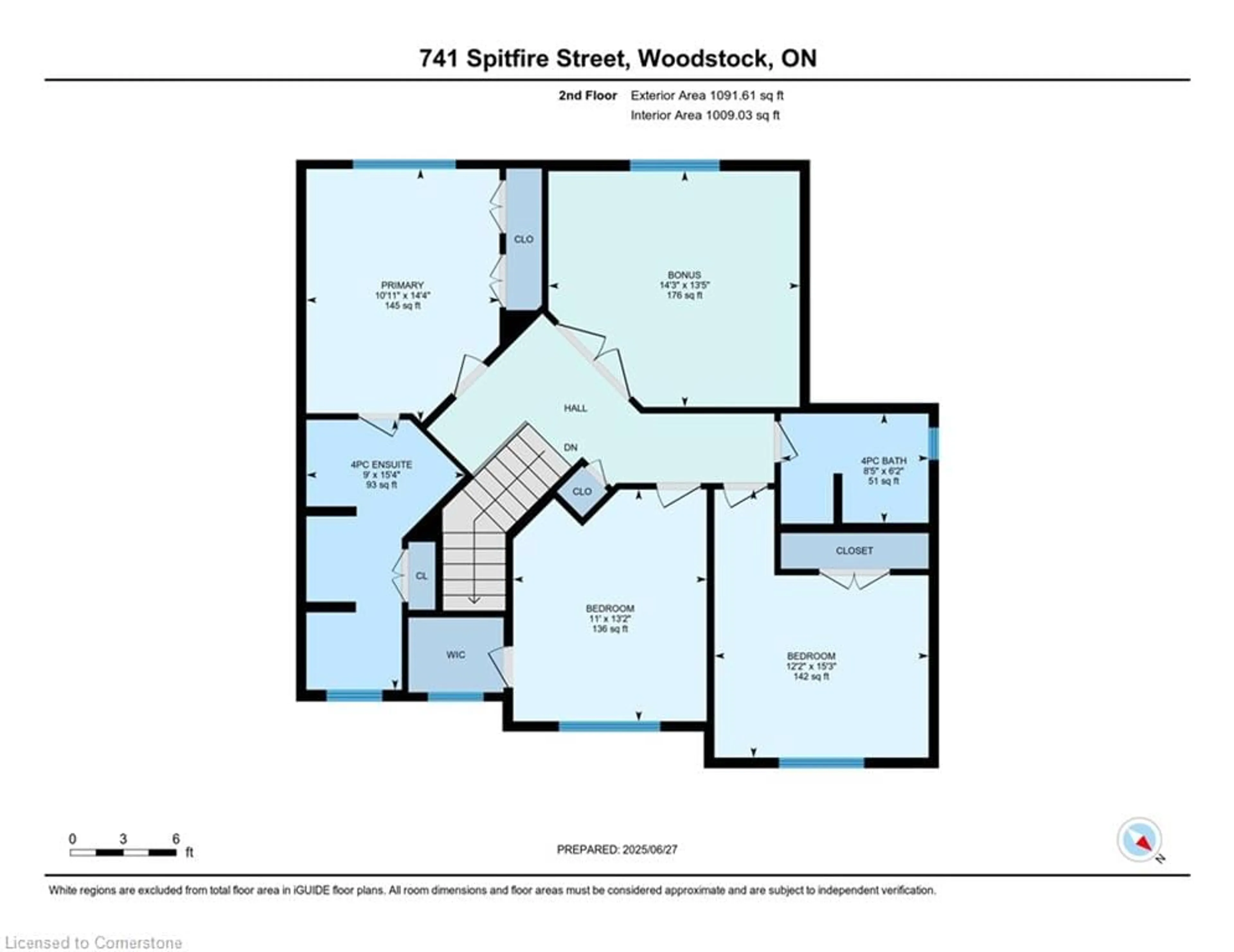 Floor plan for 741 Spitfire St, Woodstock Ontario N4T 0B1