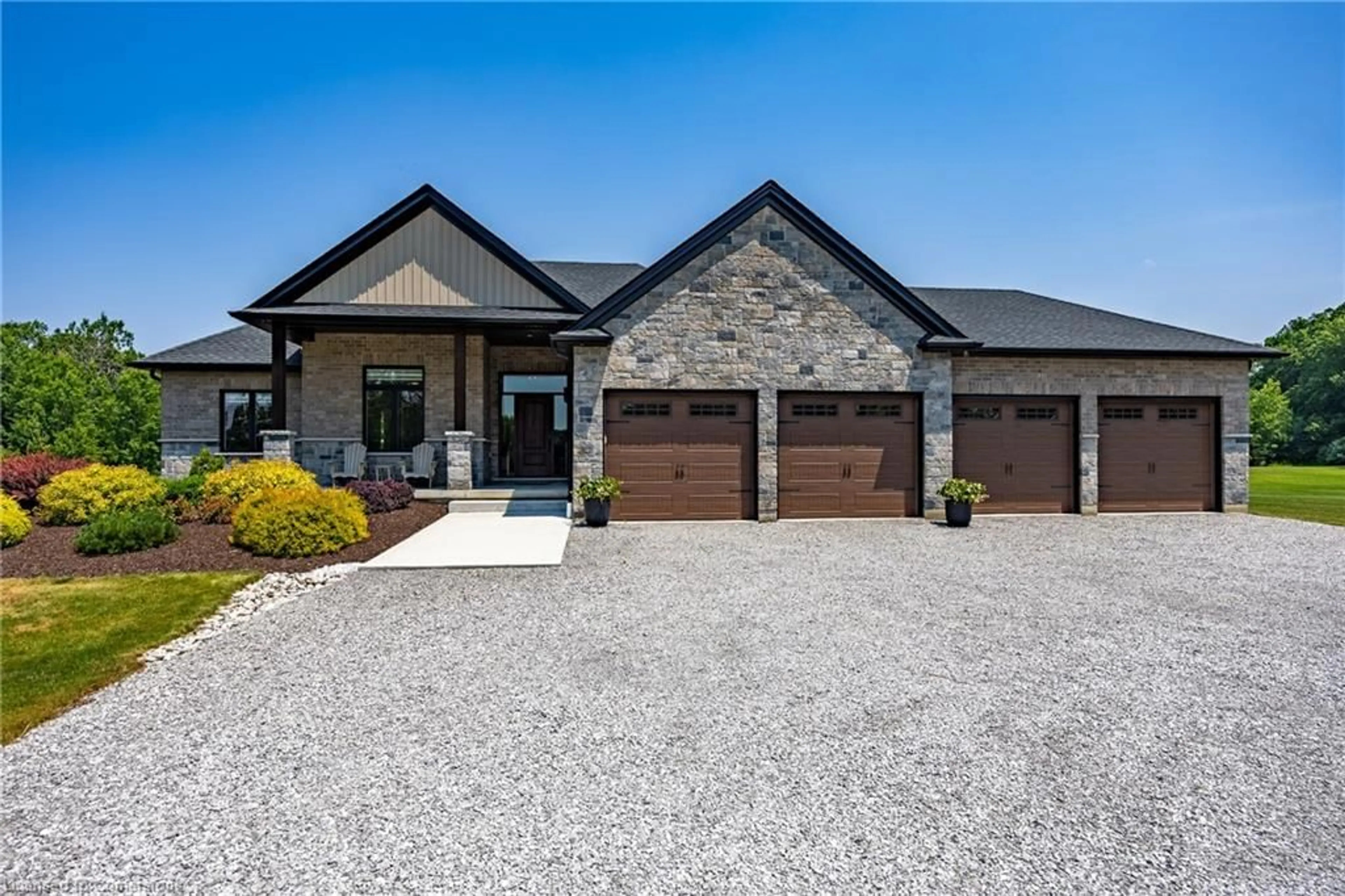 Home with brick exterior material, street for 2554 Highway 59 Hwy, Langton Ontario N0E 1G0