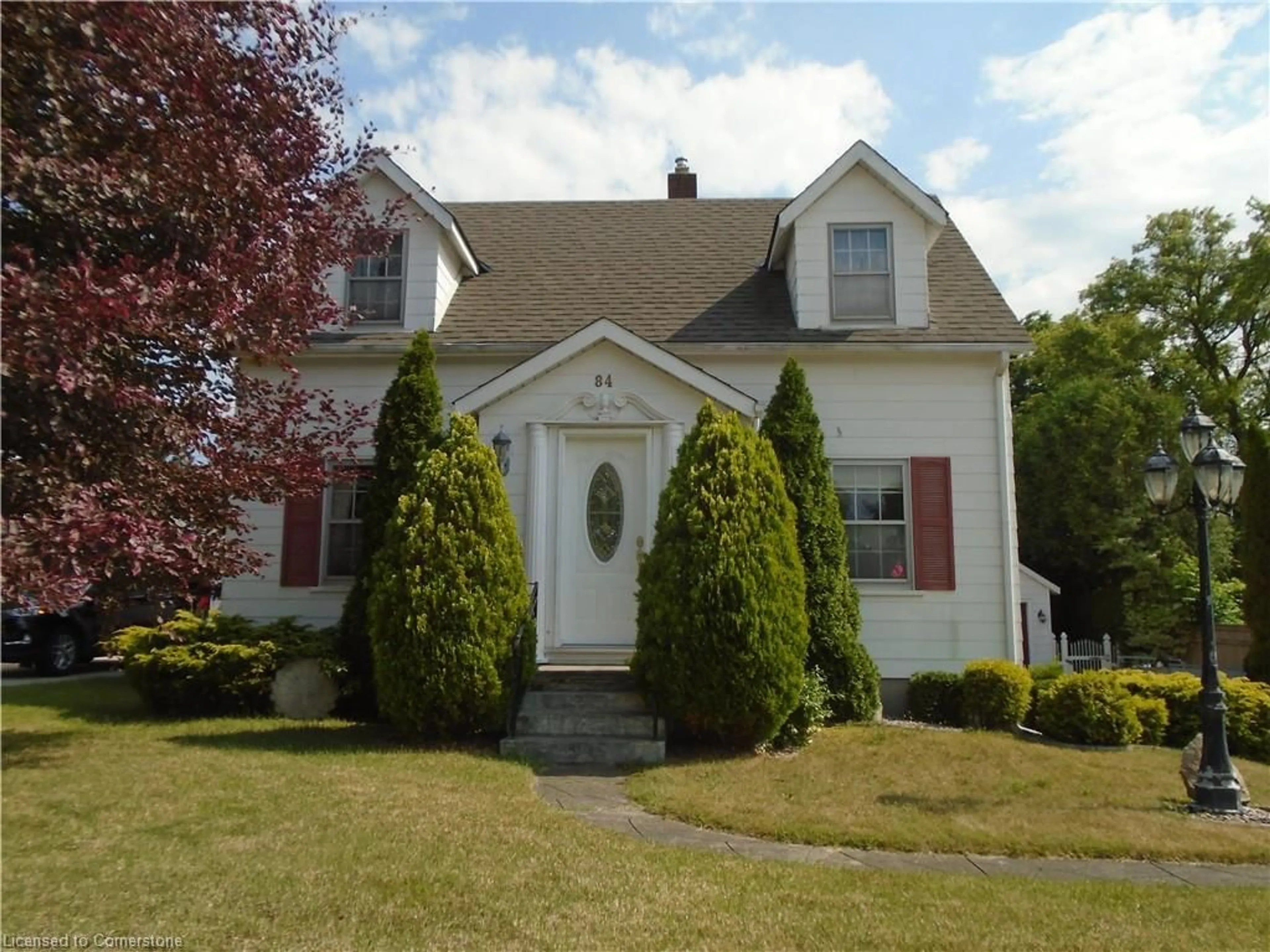 Home with vinyl exterior material, street for 84 Church St, Delhi Ontario N4B 1T4
