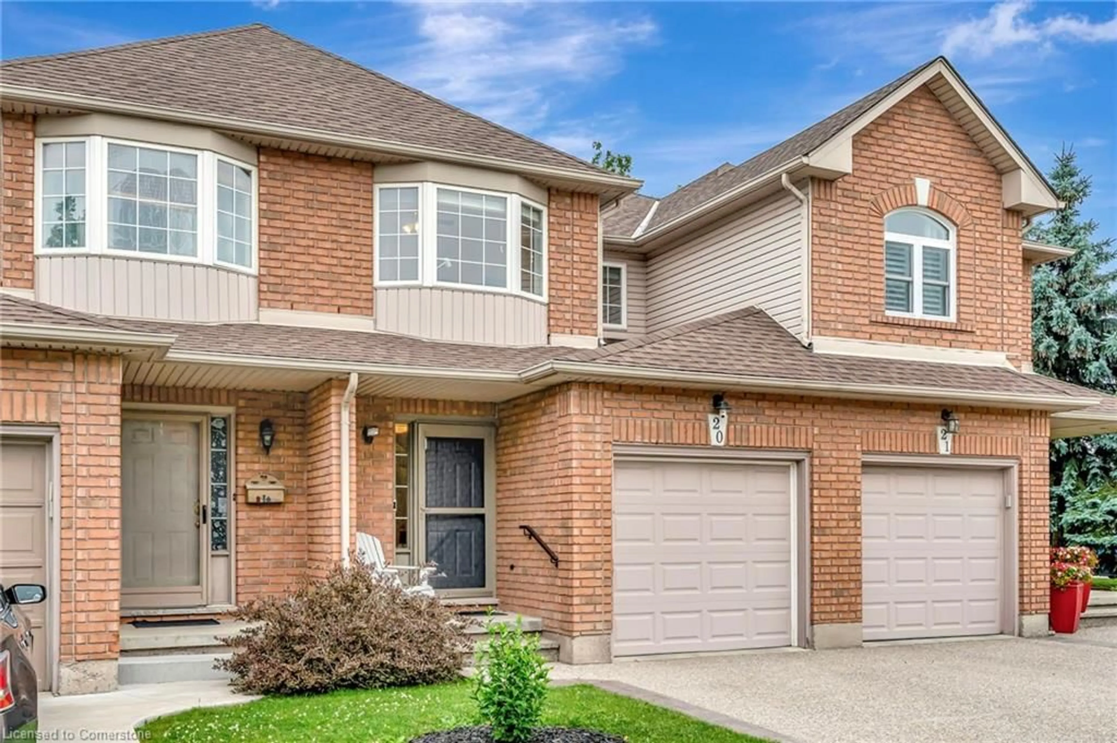 Home with brick exterior material, street for 348 Highland Rd #20, Stoney Creek Ontario L8J 3W5