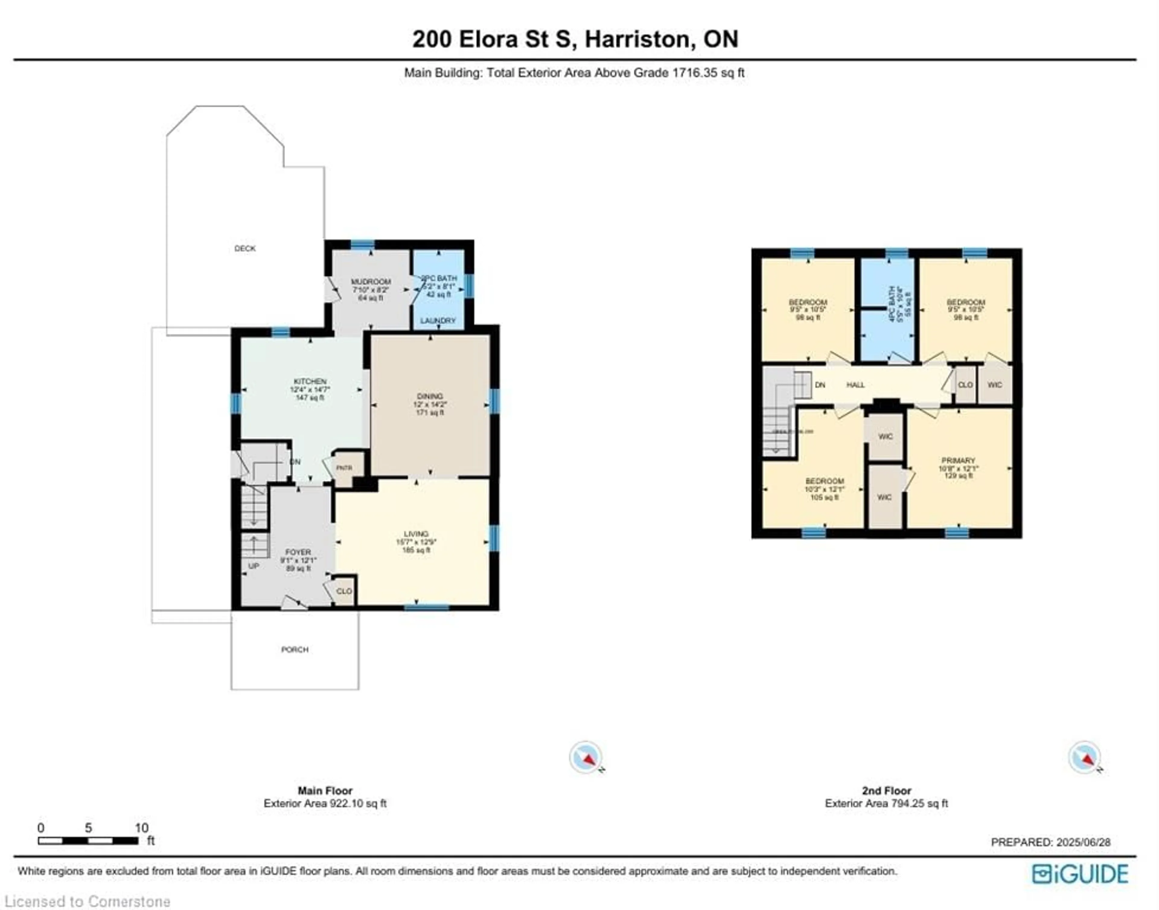 Floor plan for 200 Elora St, Harriston Ontario N0G 1Z0