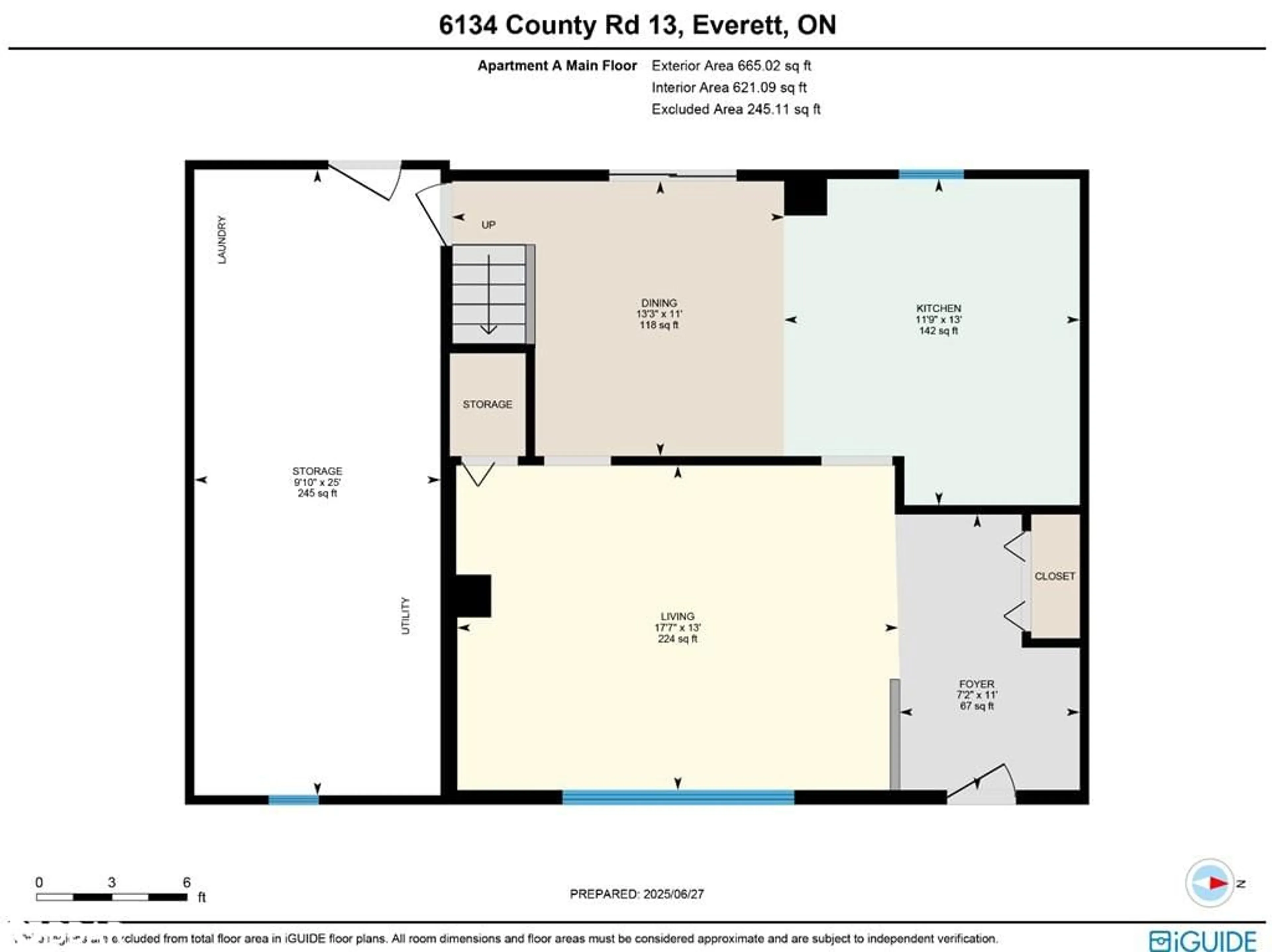 Floor plan for 6134 County Road 13, Everett Ontario L0M 1J0