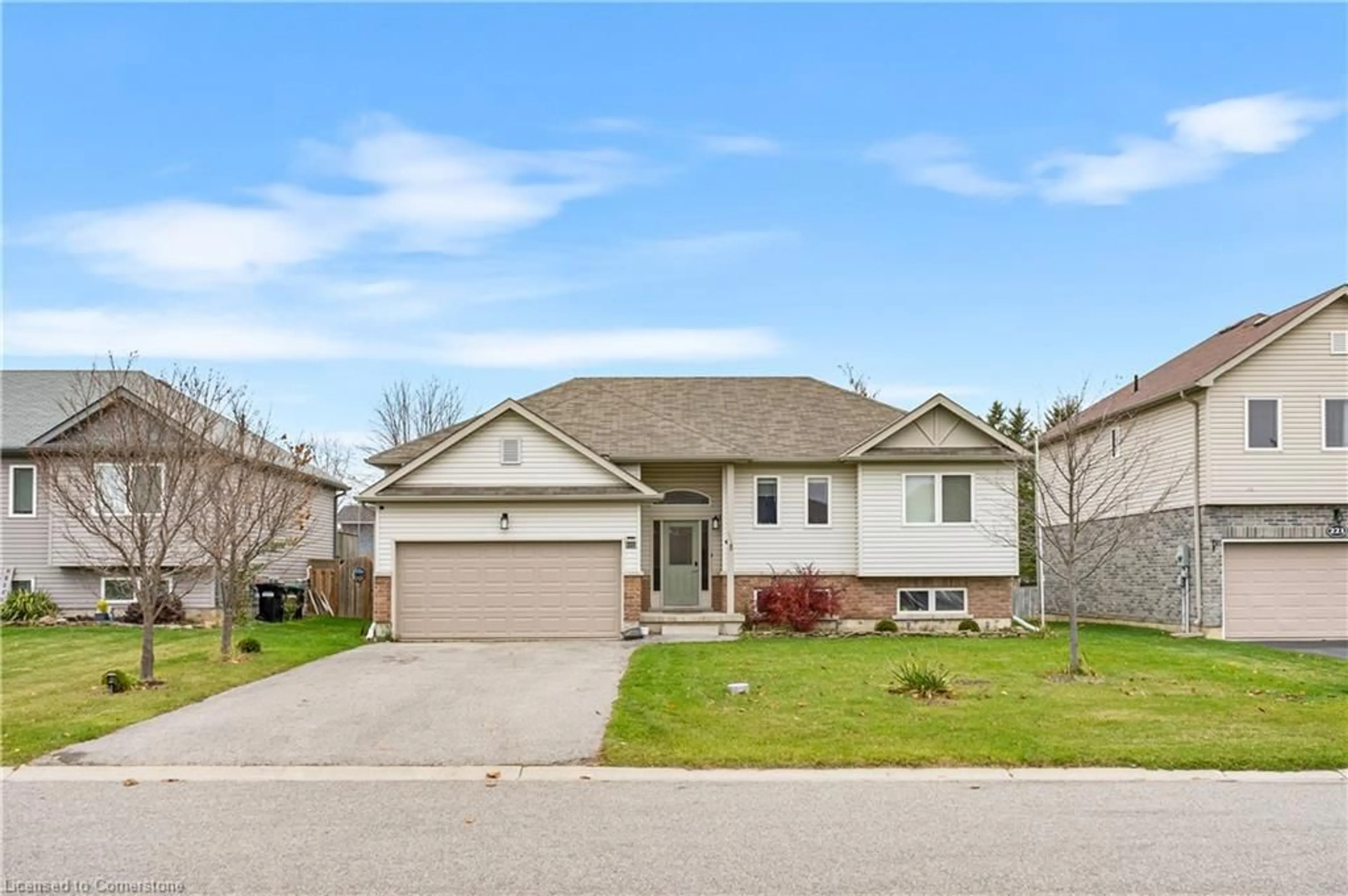 Home with brick exterior material, street for 223 Aspen Ridge Dr, Clearview Ontario L0M 1S0