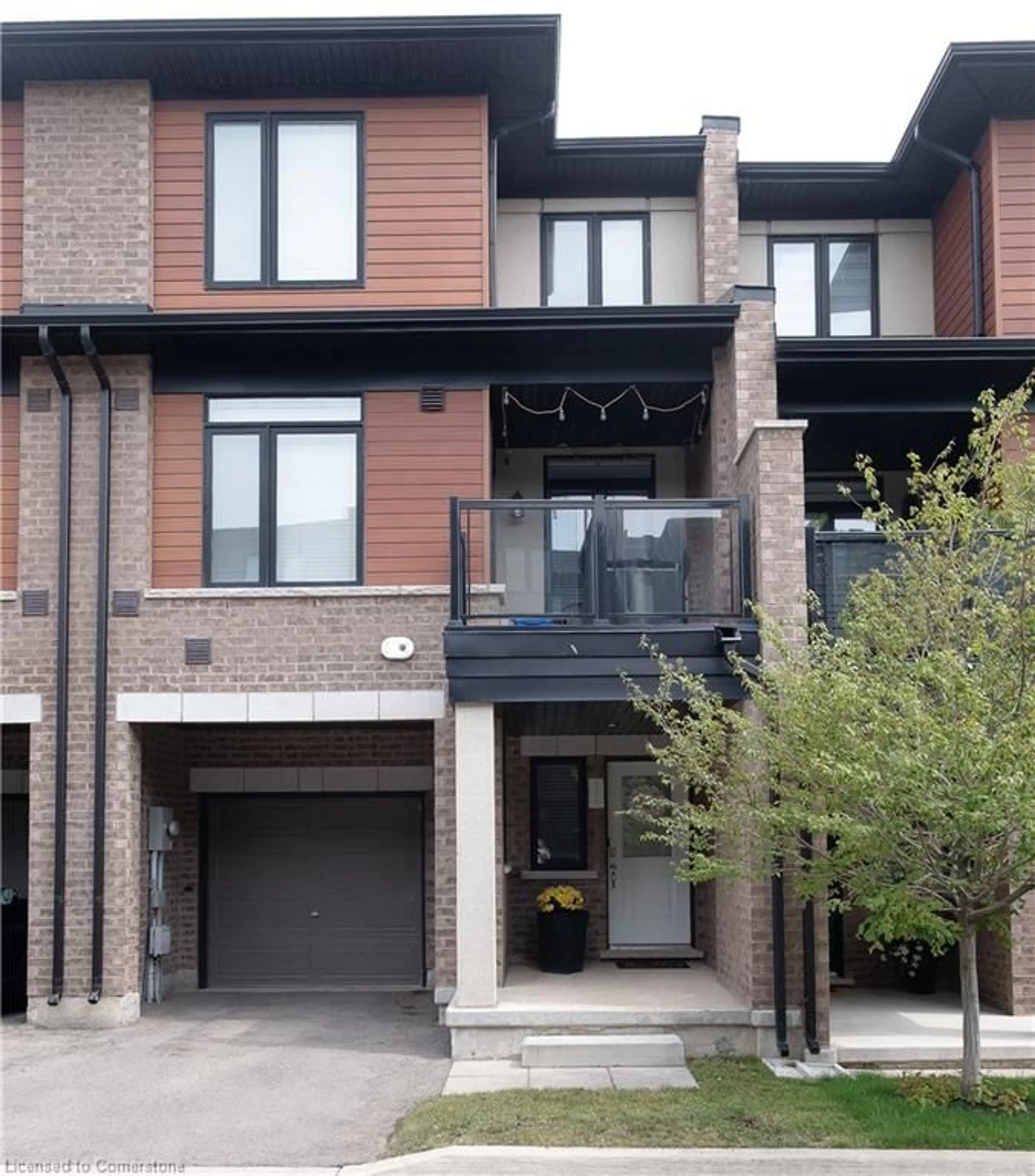 Home with brick exterior material, street for 590 North Service Rd #127, Stoney Creek Ontario L8E 0K5