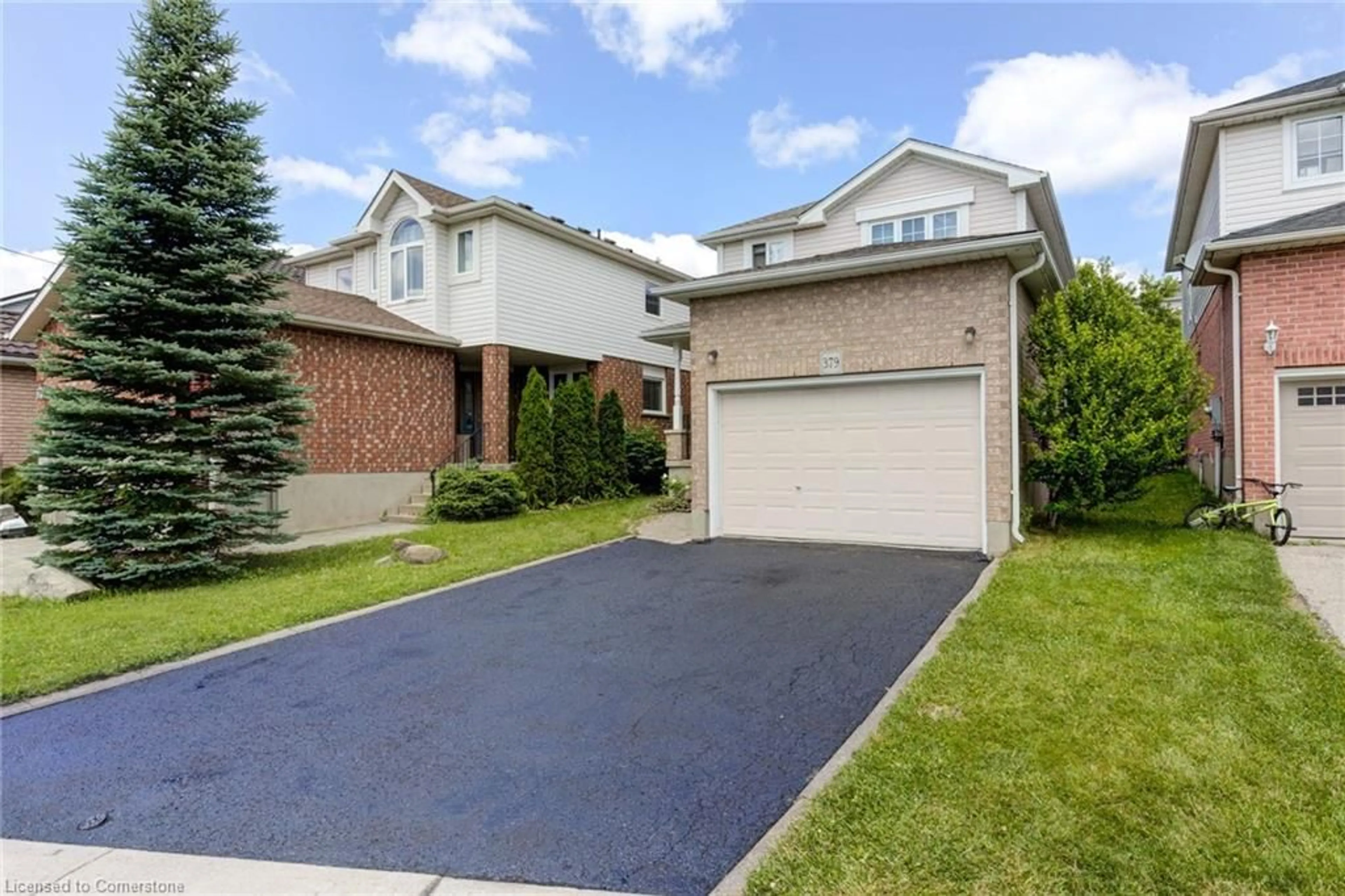 Home with brick exterior material, street for 379 Hidden Creek Dr, Kitchener Ontario N2N 3N2