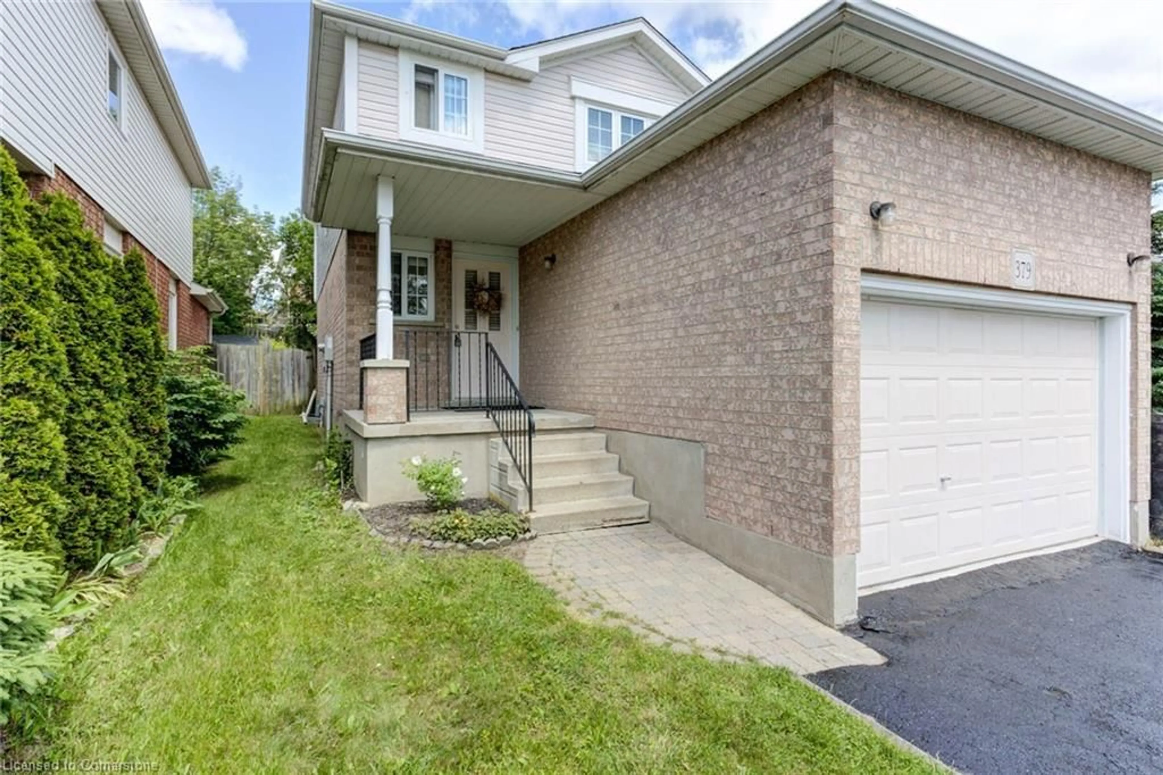 Home with brick exterior material, street for 379 Hidden Creek Dr, Kitchener Ontario N2N 3N2