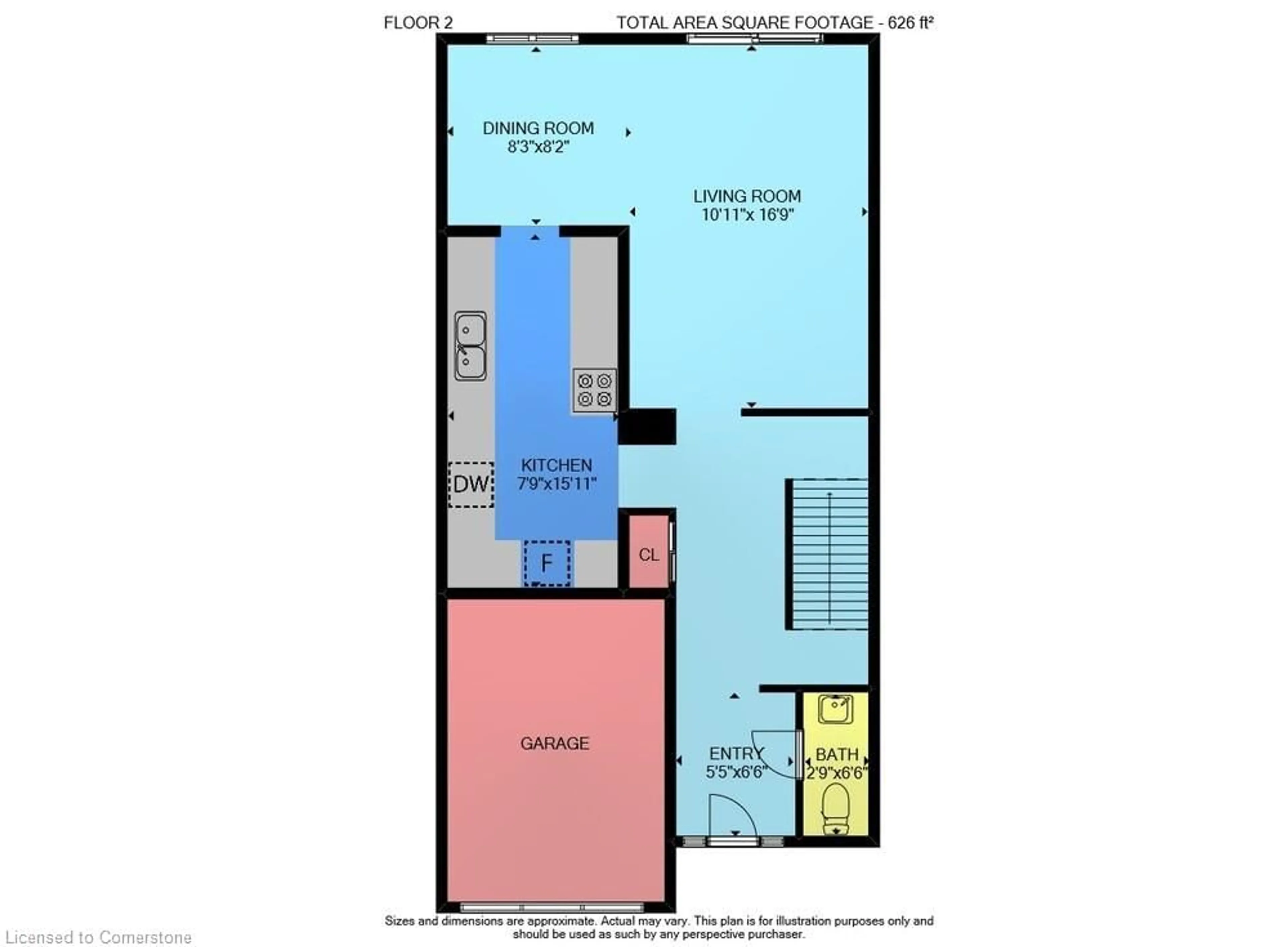 Floor plan for 1550 Newlands Cres #11, Burlington Ontario L7M 1V6