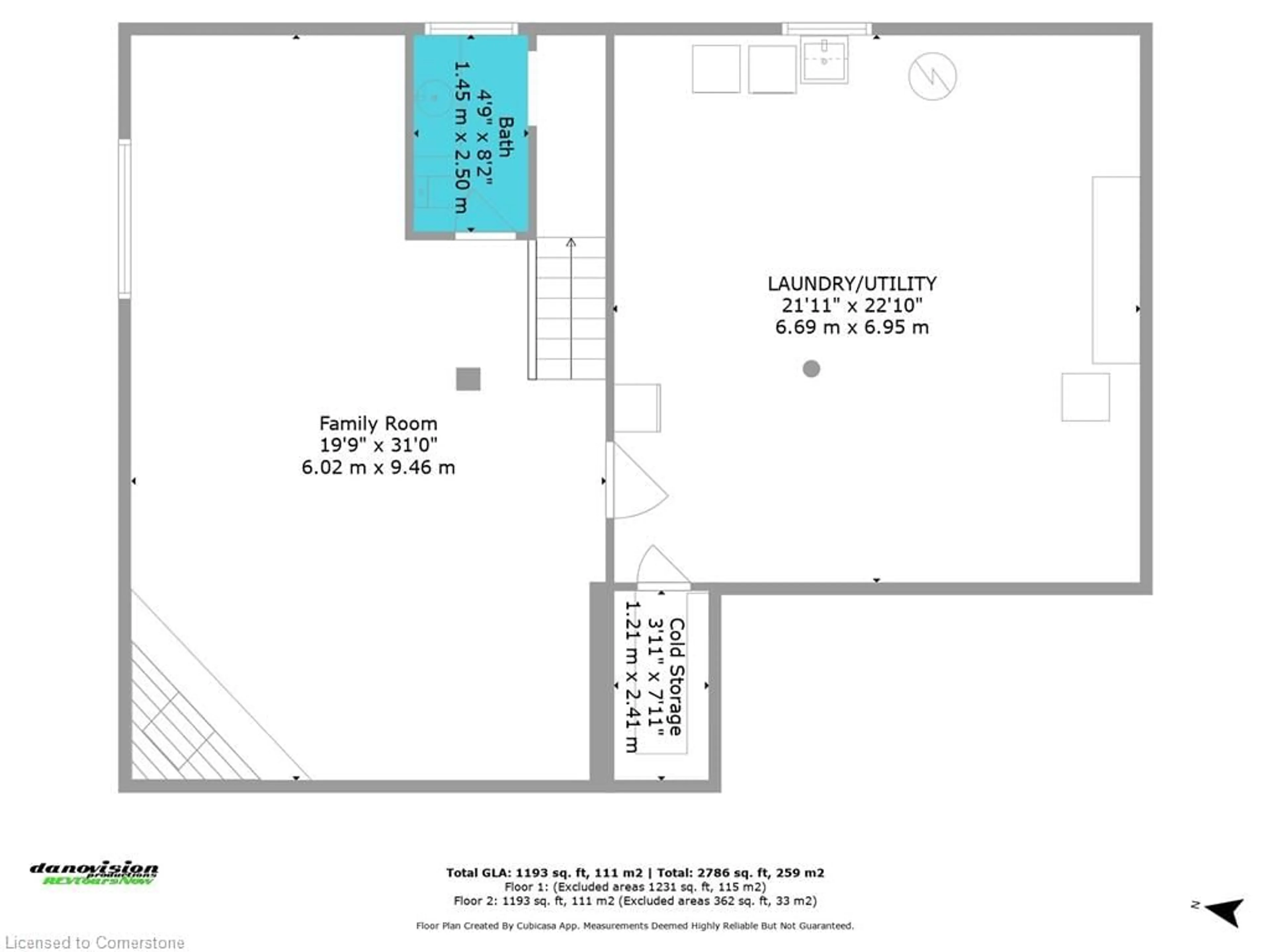 Floor plan for 99 Lynndale Rd, Simcoe Ontario N3Y 4W9