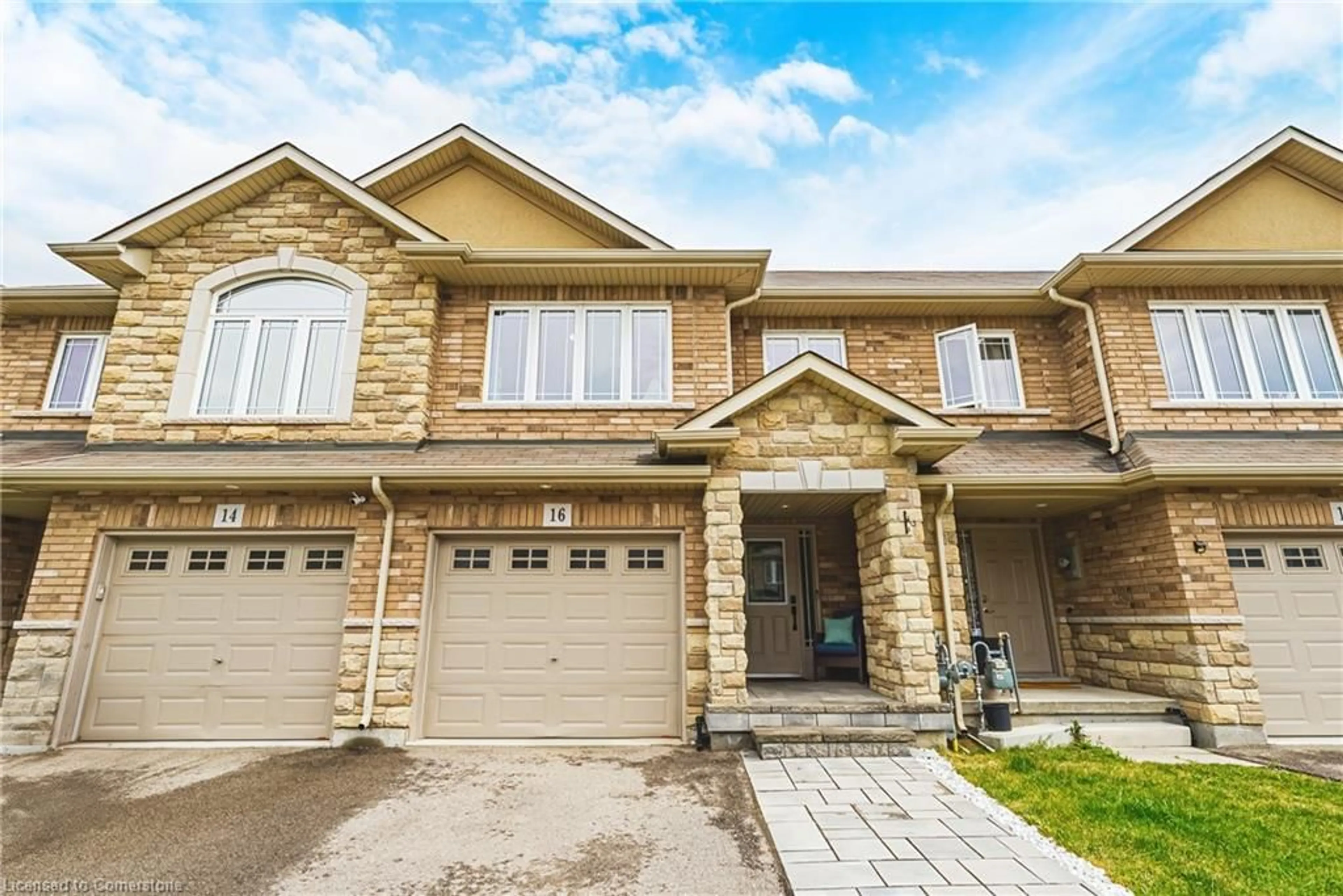 Home with brick exterior material, street for 16 Bonhill Boulevard Blvd, Hamilton Ontario L0R 1P0
