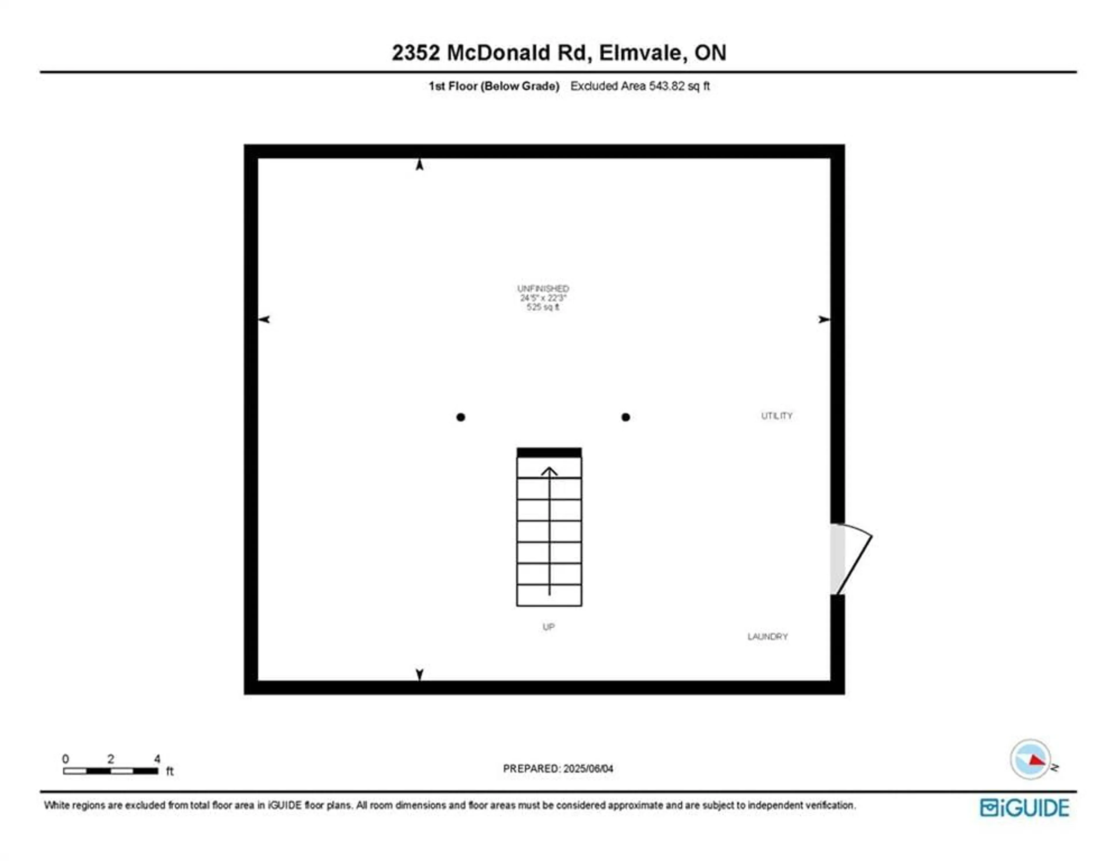 Floor plan for 2352 Mcdonald Rd, Elmvale Ontario L0L 1P0