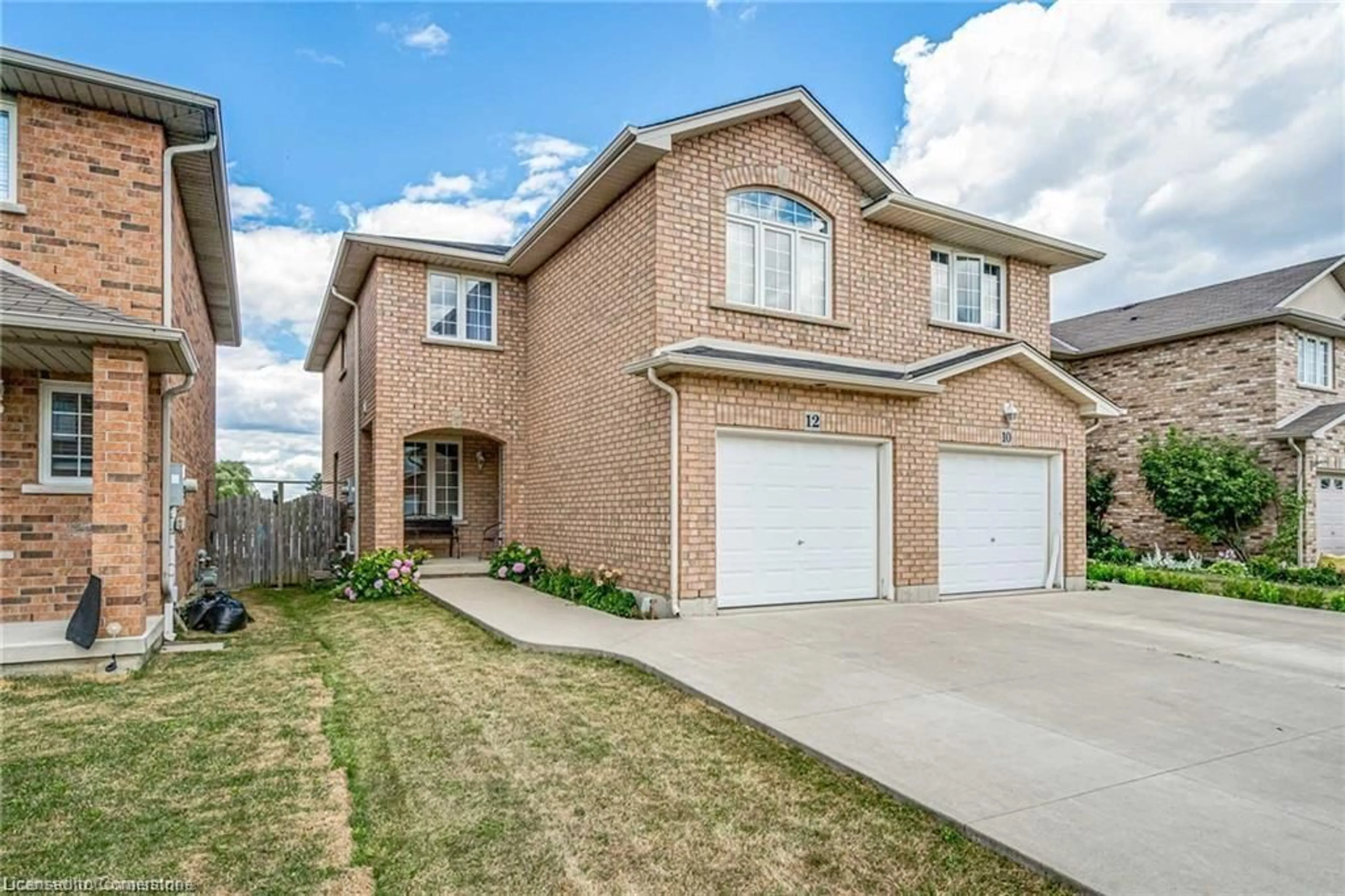 Home with brick exterior material, street for 12 Jonathon Crt, Hamilton Ontario L8W 0A1