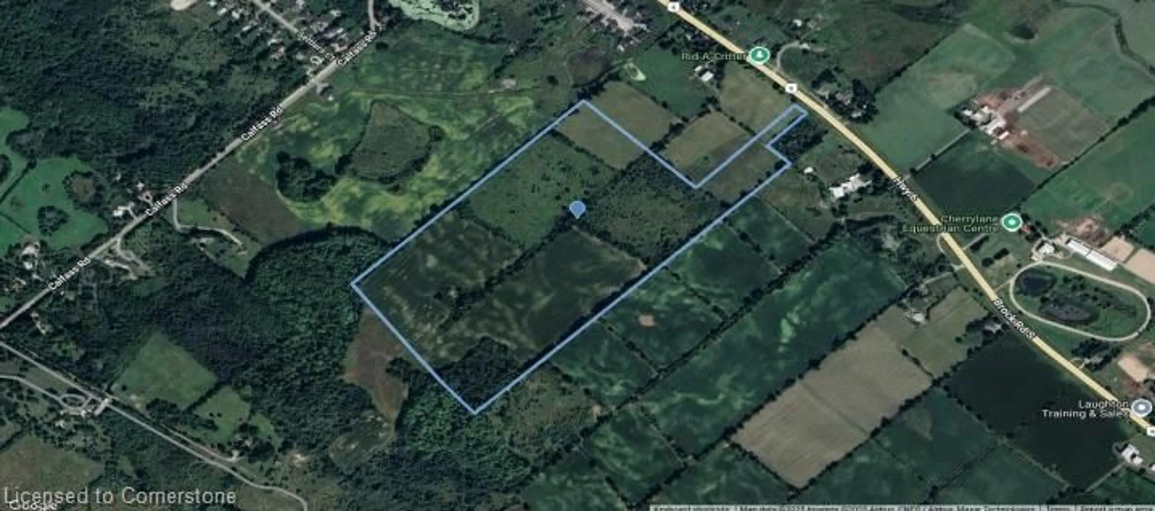 A pic from outside/outdoor area/front of a property/back of a property/a pic from drone, building for LOT 32 Concession 7, Puslinch Ontario N0B 2J0