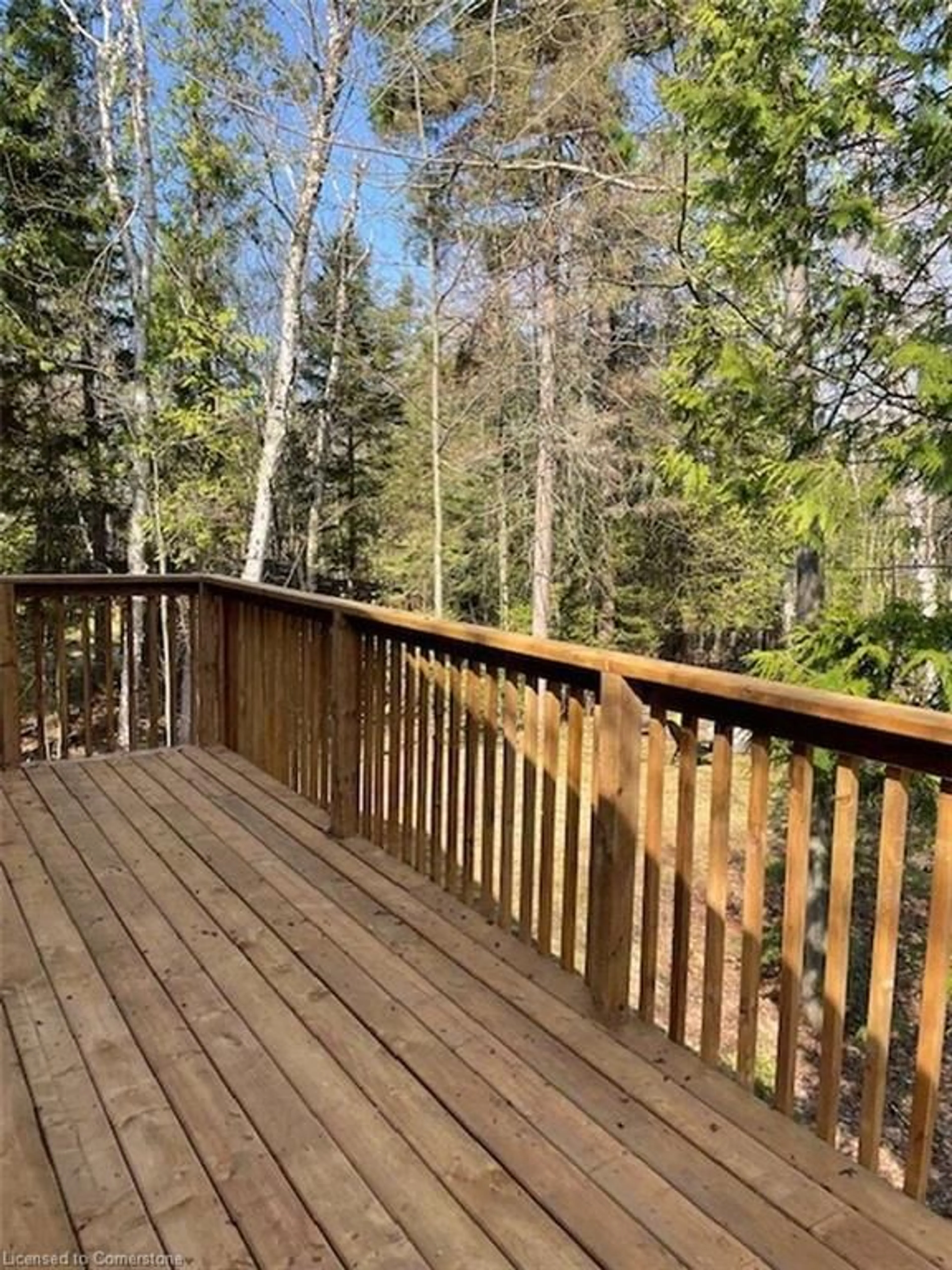 Patio, forest/trees view for 28 Birch Trail, Wasaga Beach Ontario L9Z 2S1