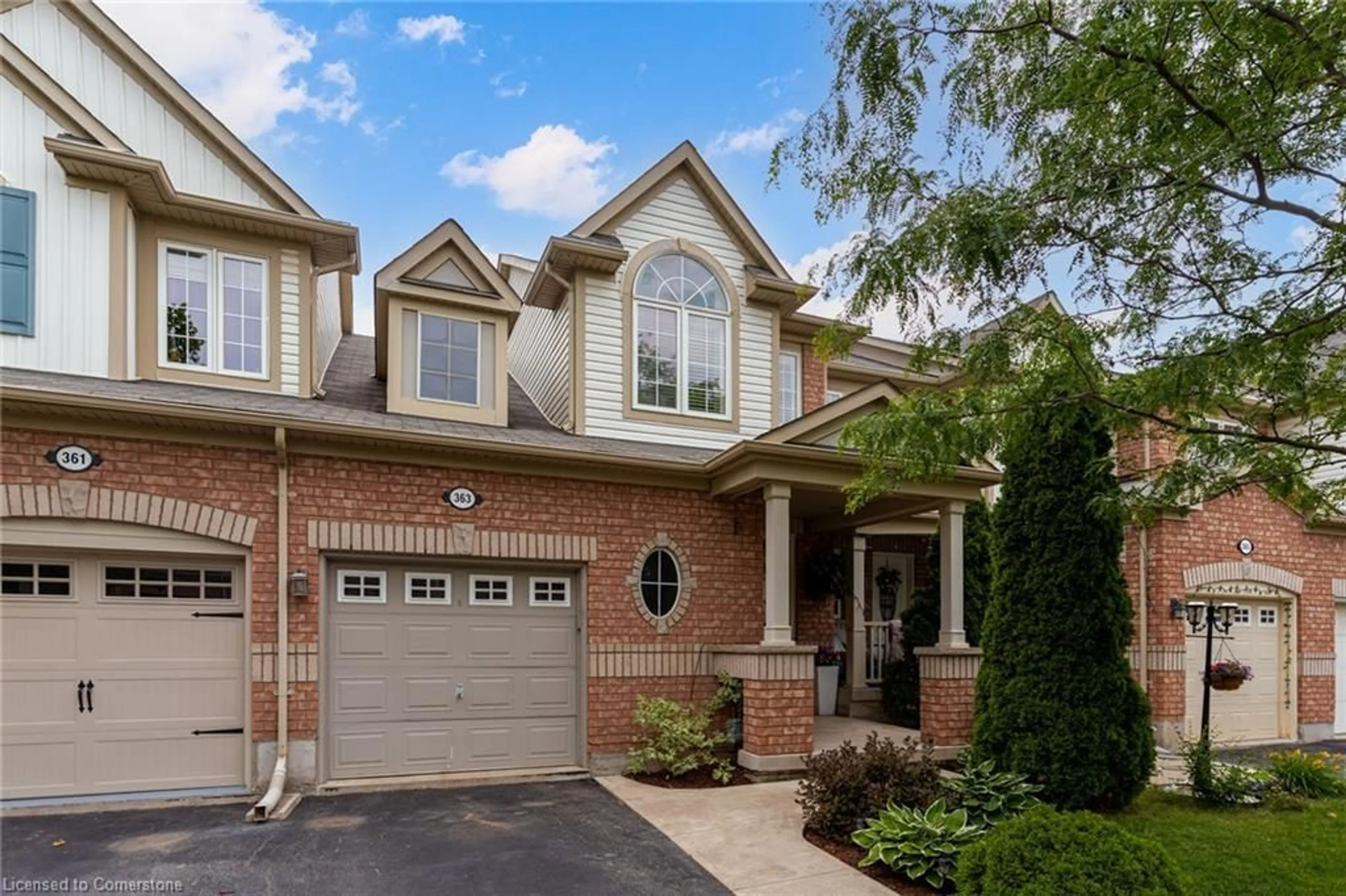 Home with brick exterior material, street for 363 Prosser Cir, Milton Ontario L9T 0P6