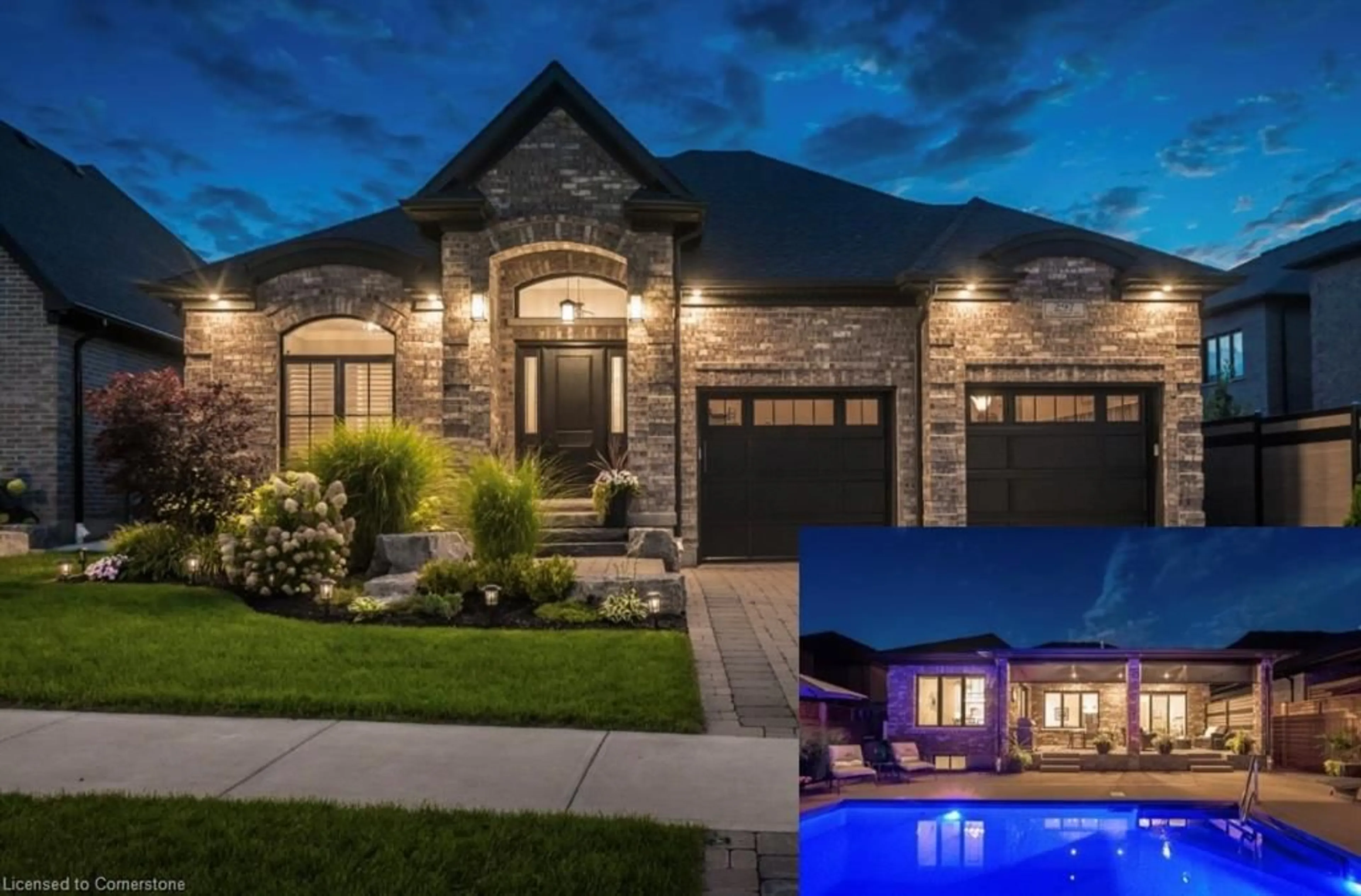 Home with brick exterior material, street for 297 Field Sparrow Cres, Kitchener Ontario N2K 0E4
