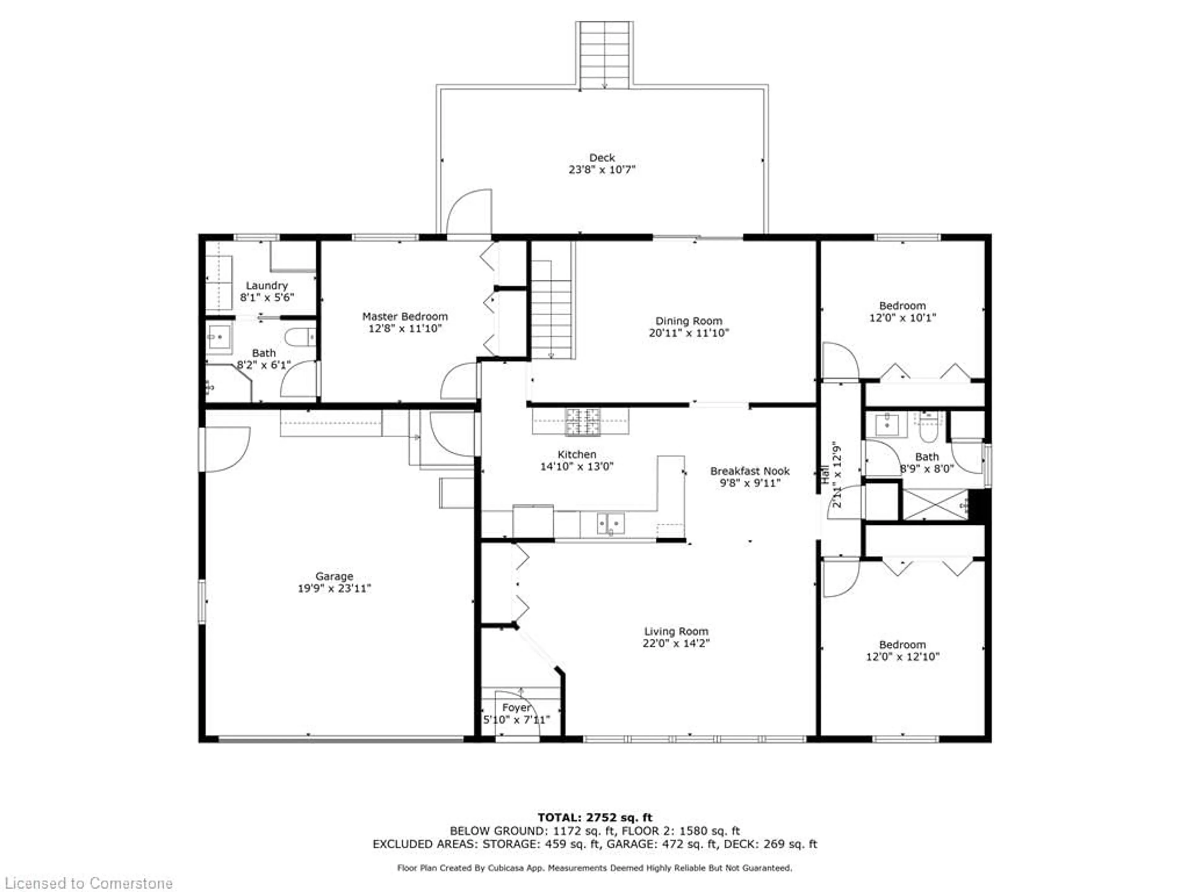 Floor plan for 664 Maple St, Brussels Ontario N0G 1H0