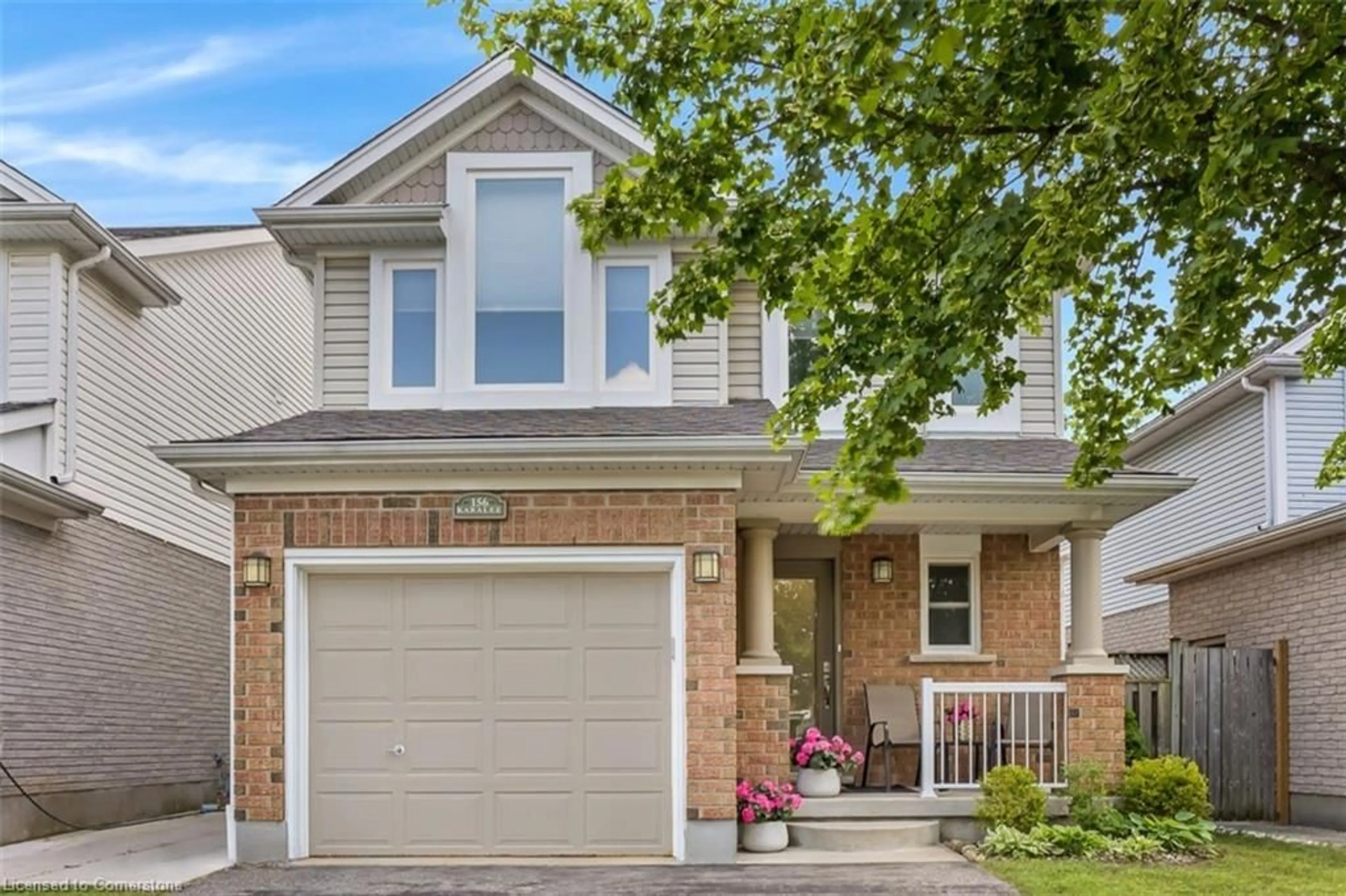 Home with brick exterior material, street for 156 Karalee Cres, Cambridge Ontario N3C 4H2