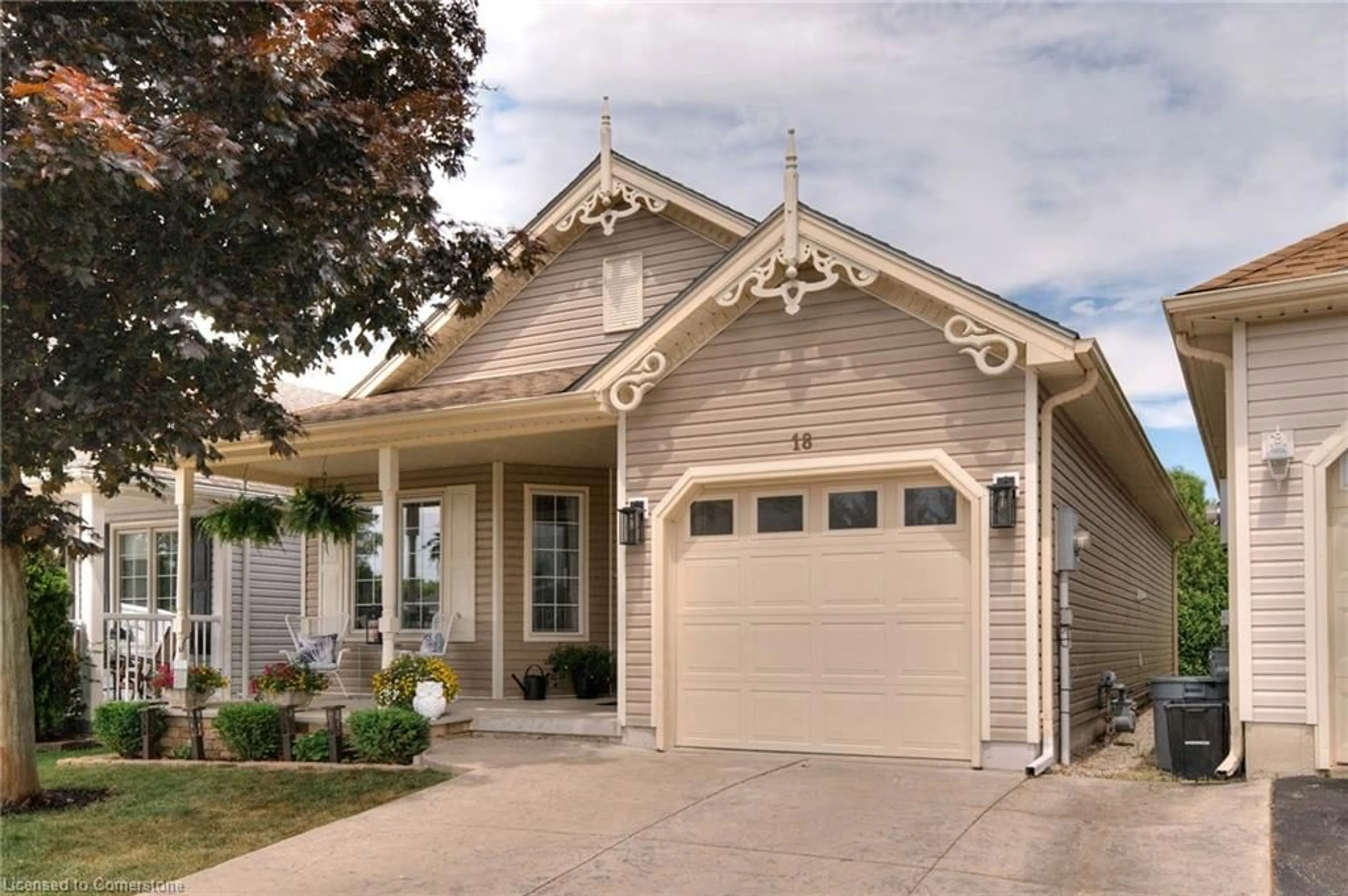 Home with vinyl exterior material, street for 18 Mallard Walk, Port Rowan Ontario N0E 1M0