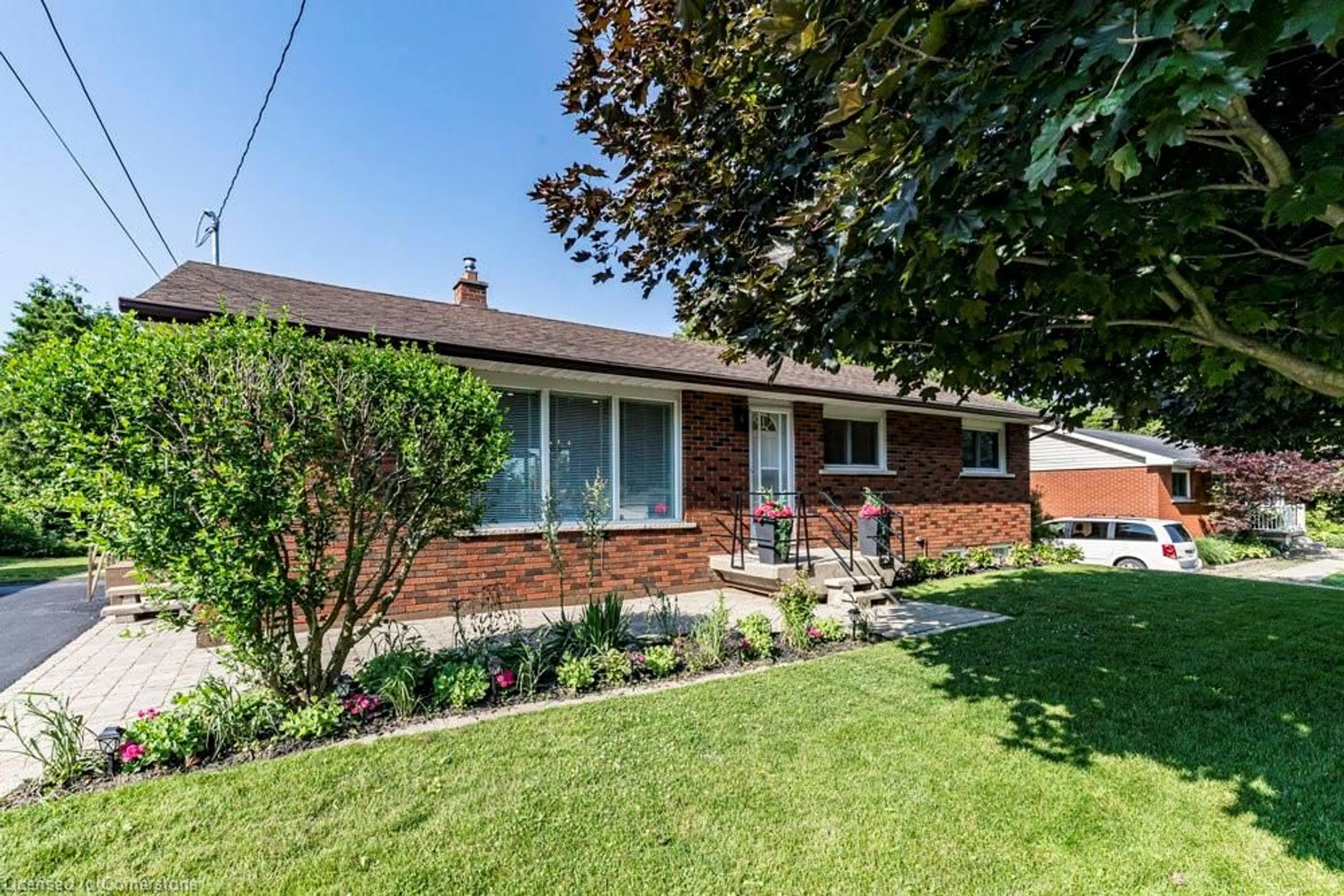 Home with brick exterior material, street for 8477 Dickenson Rd, Hamilton Ontario L0R 1W0