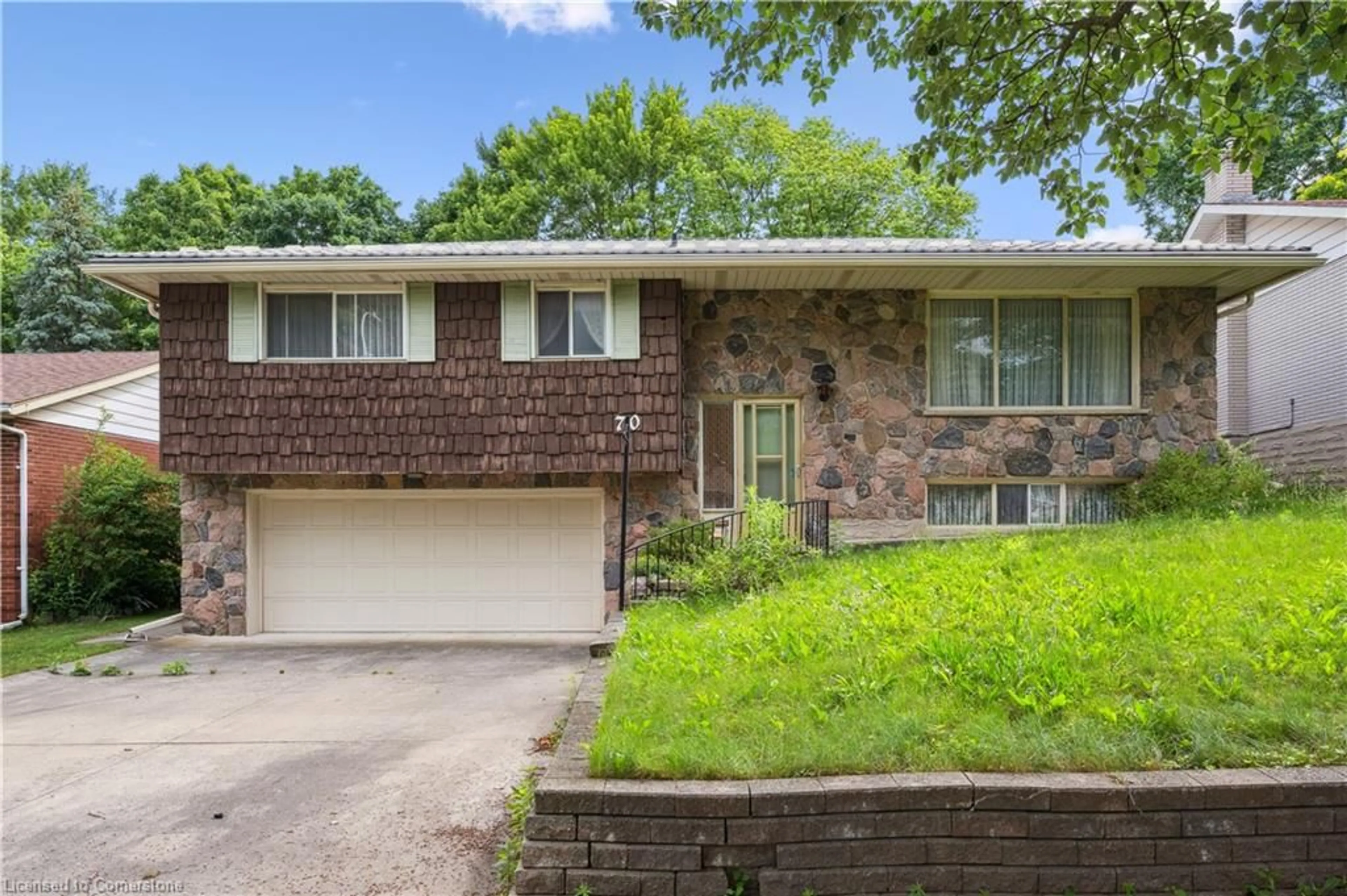 Home with brick exterior material, street for 70 Champlain Cres, Kitchener Ontario N2B 2Y6