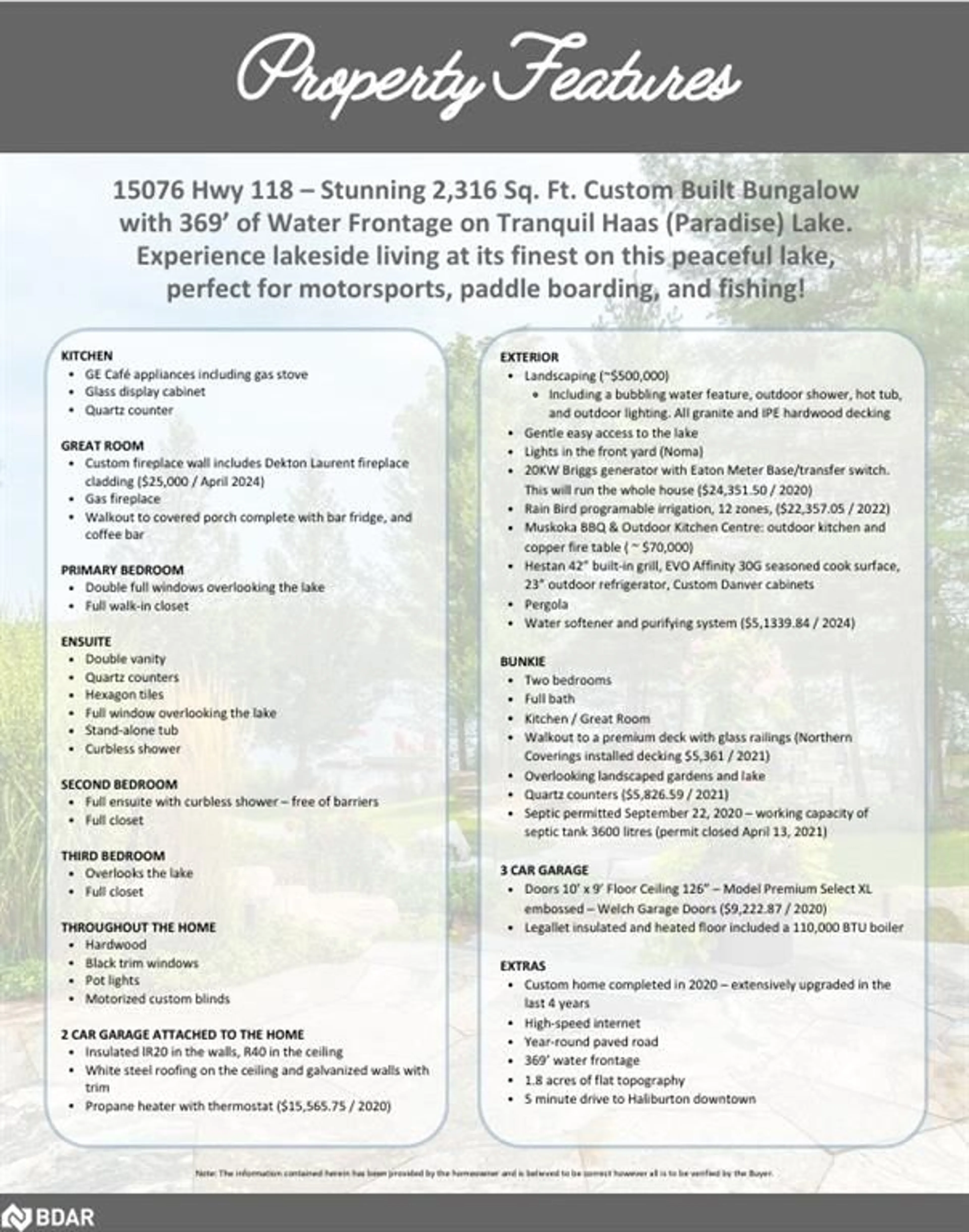 Floor plan for 15076 Highway 118, Haliburton Ontario K0M 1S0