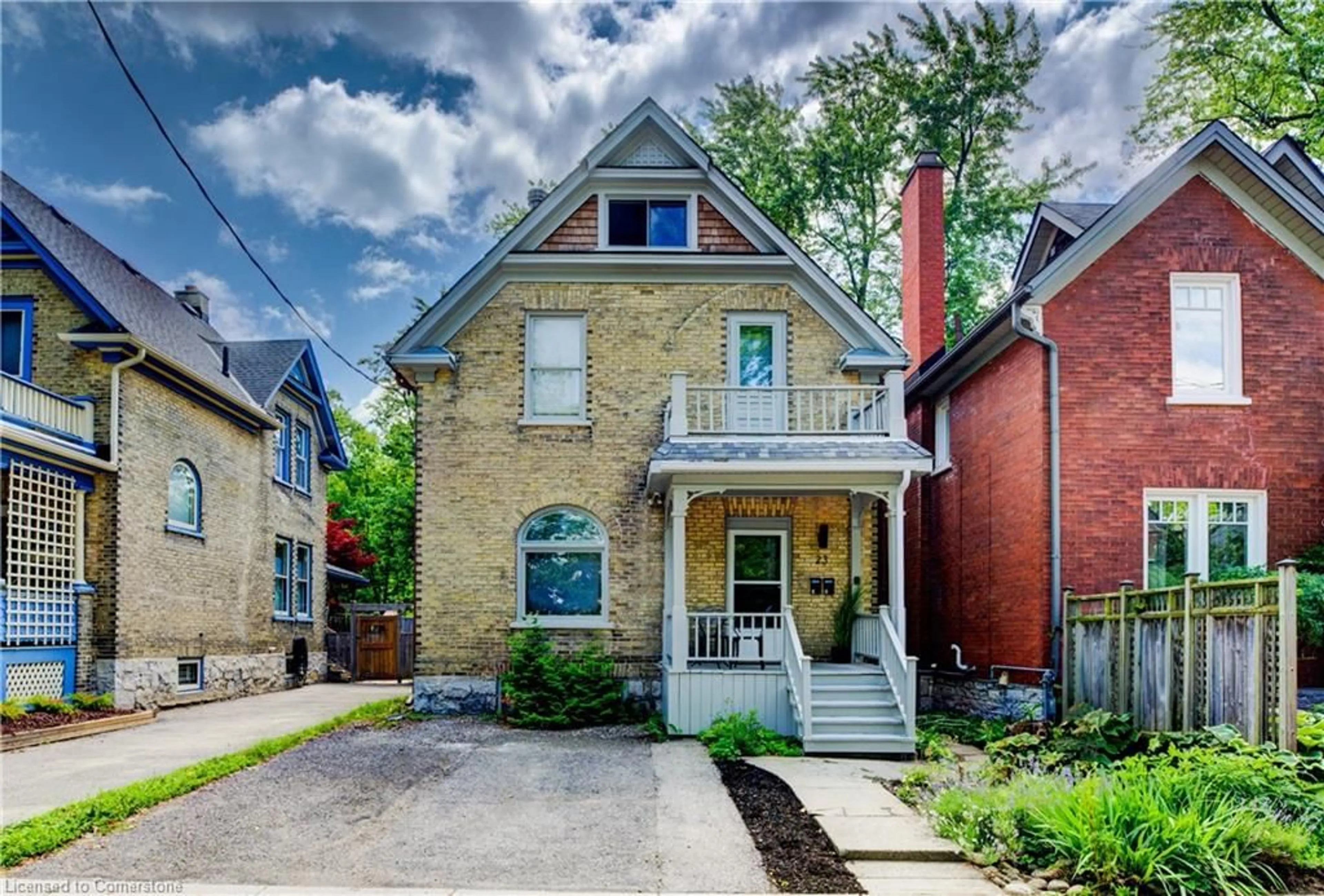 Home with brick exterior material, street for 23 Richmond Ave, Kitchener Ontario N2G 1Z1