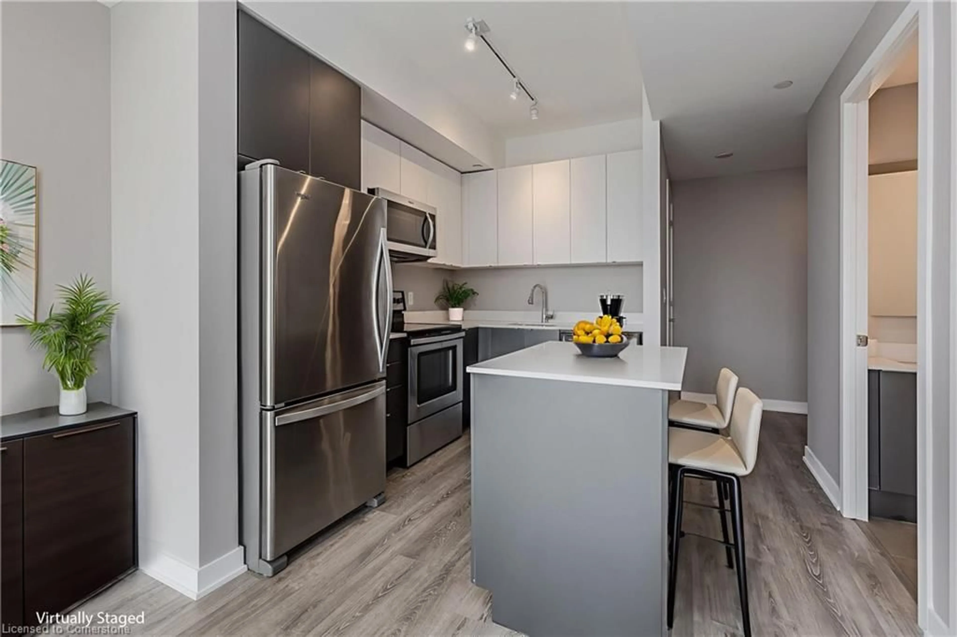 Open concept kitchen, unknown for 5260 Dundas St #C320, Burlington Ontario L7R 0J7