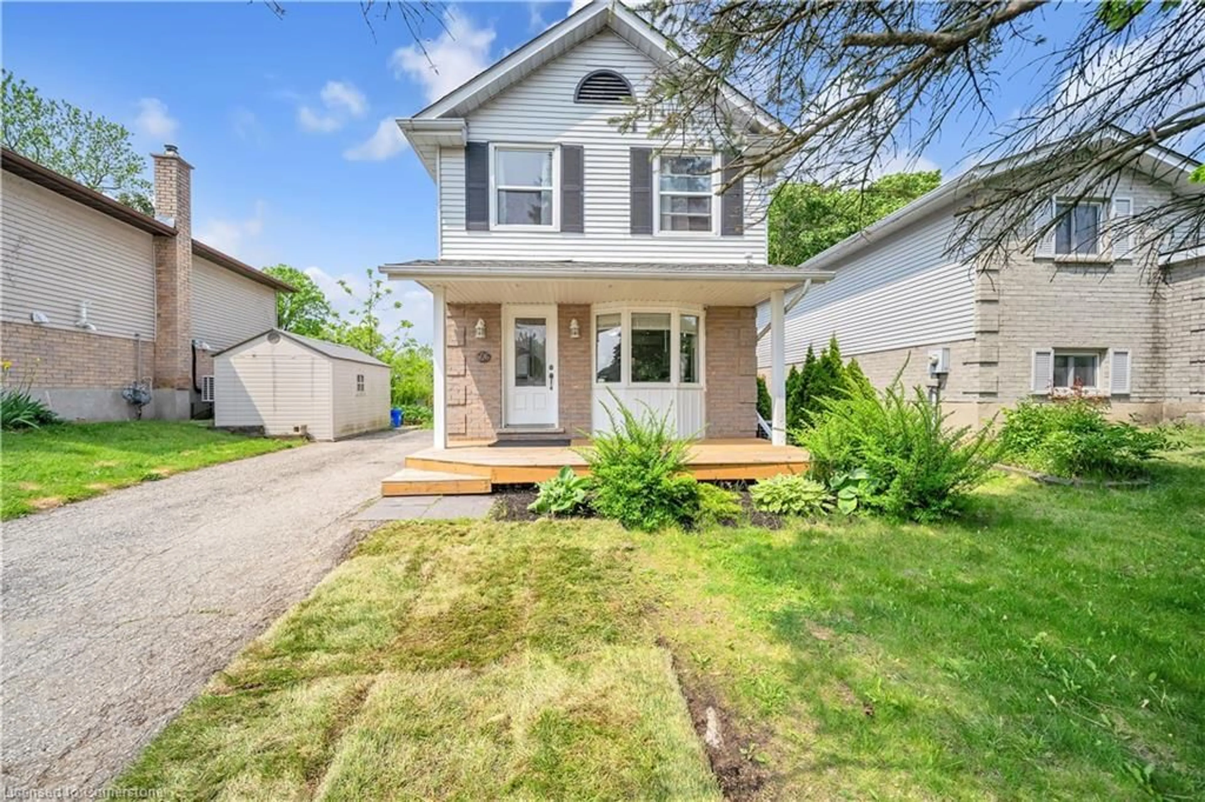 Home with vinyl exterior material, street for 506 Halberstadt Cir, Cambridge Ontario N2H 5J7