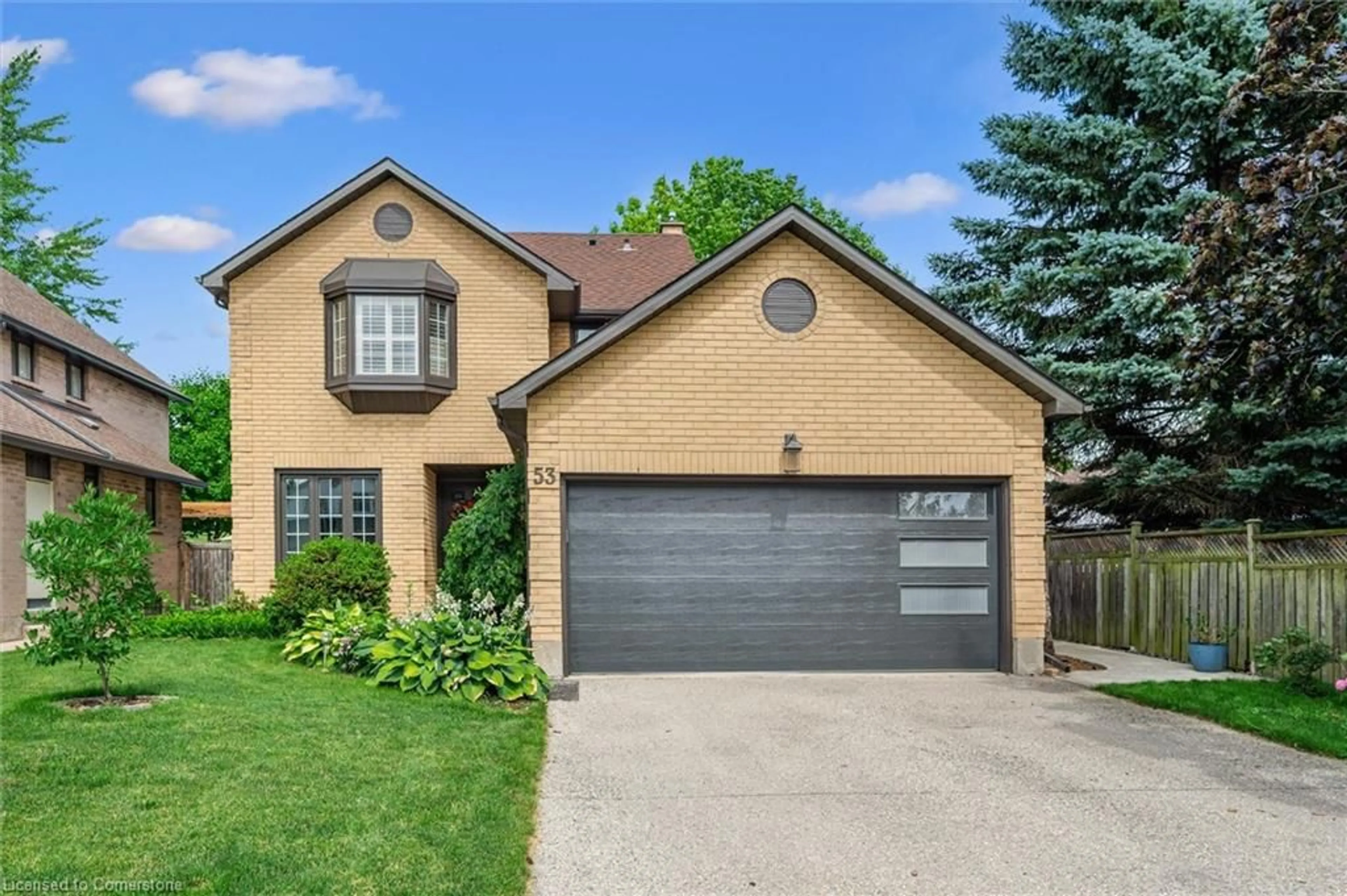 Home with brick exterior material, street for 53 Cowan Blvd, Cambridge Ontario N1T 1E6