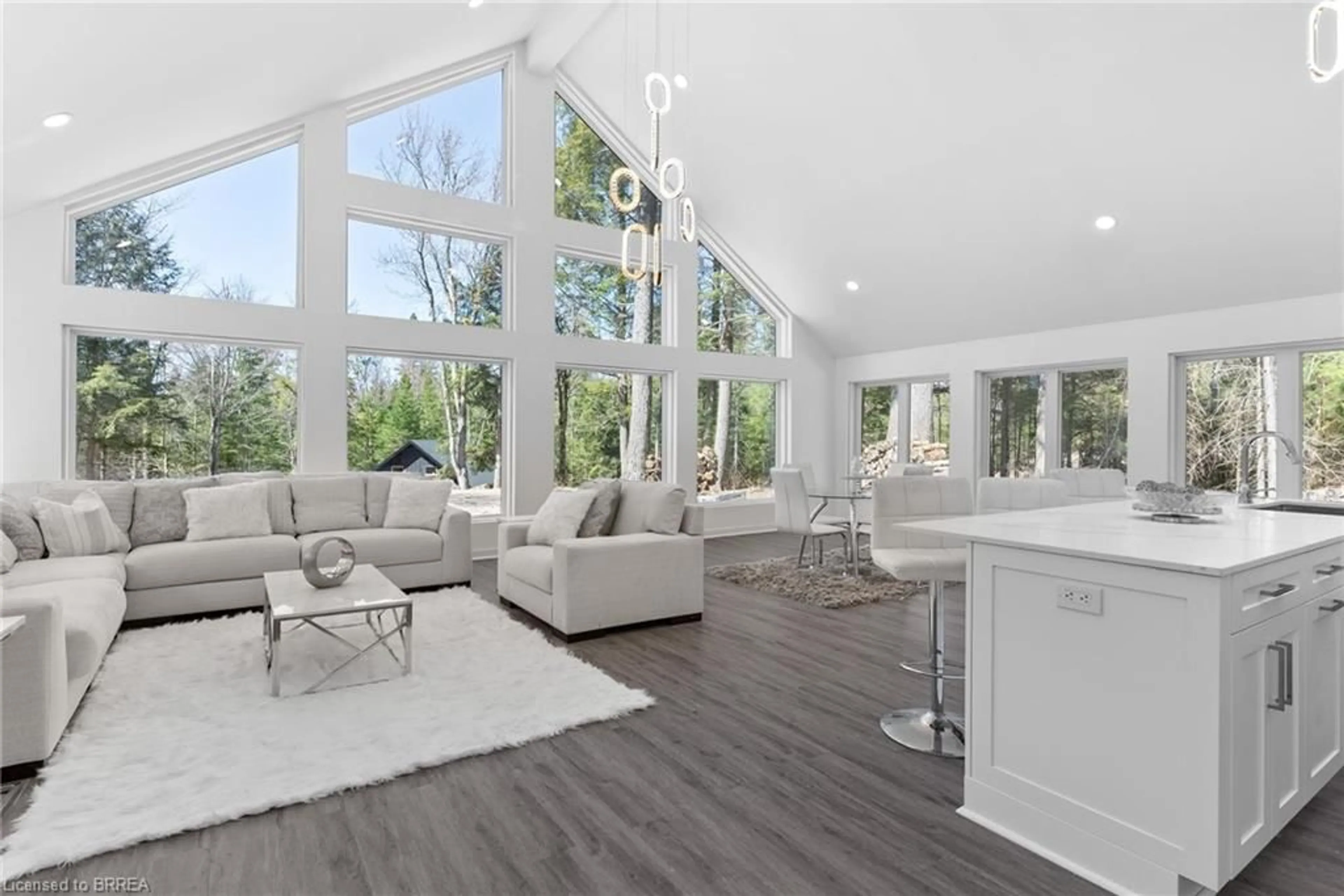 Open concept kitchen, unknown for 1814 Riding Ranch Rd, South River Ontario Z1Z 1Z1