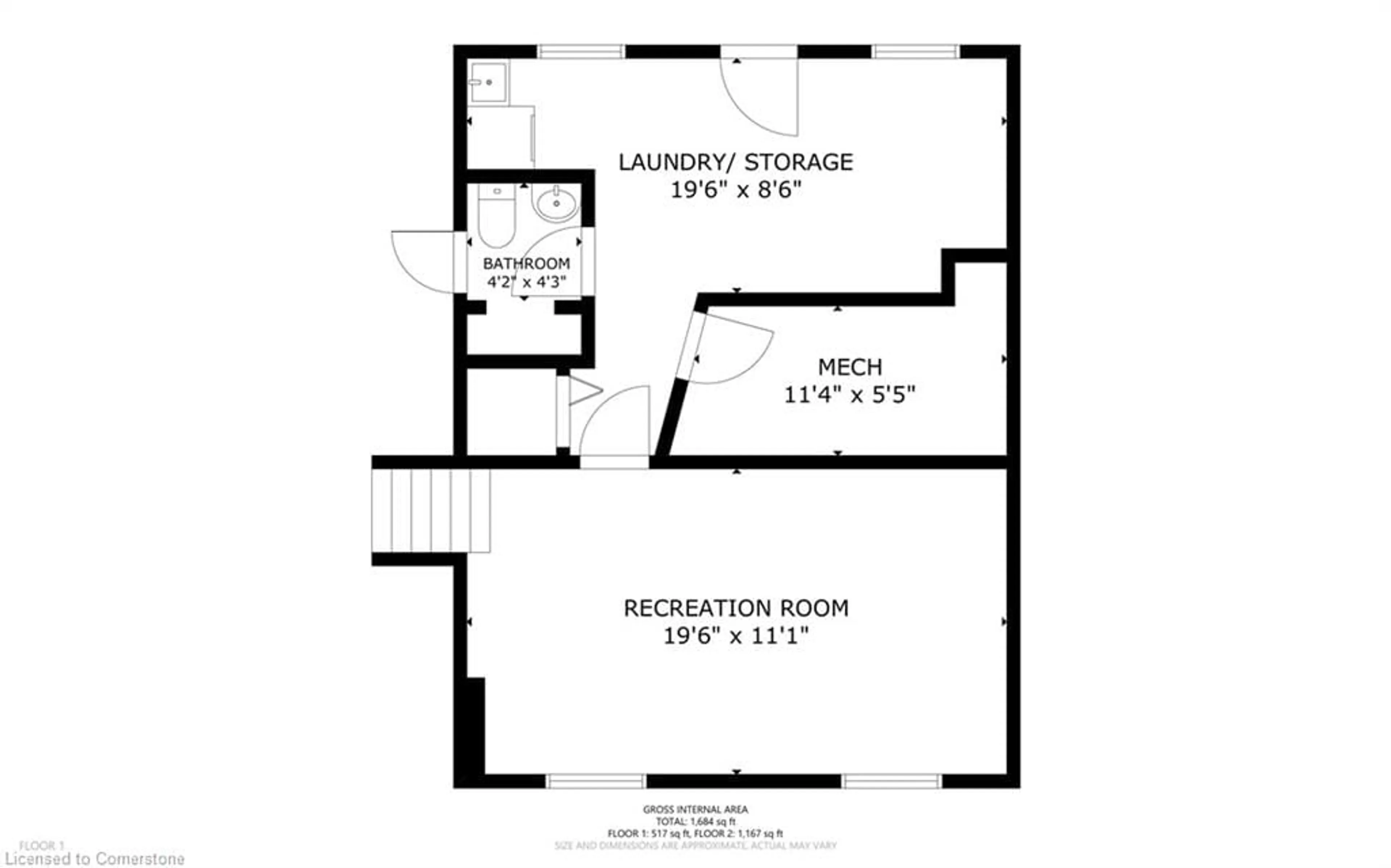 Floor plan for 9 Eden Pl, Simcoe Ontario N3Y 3K9