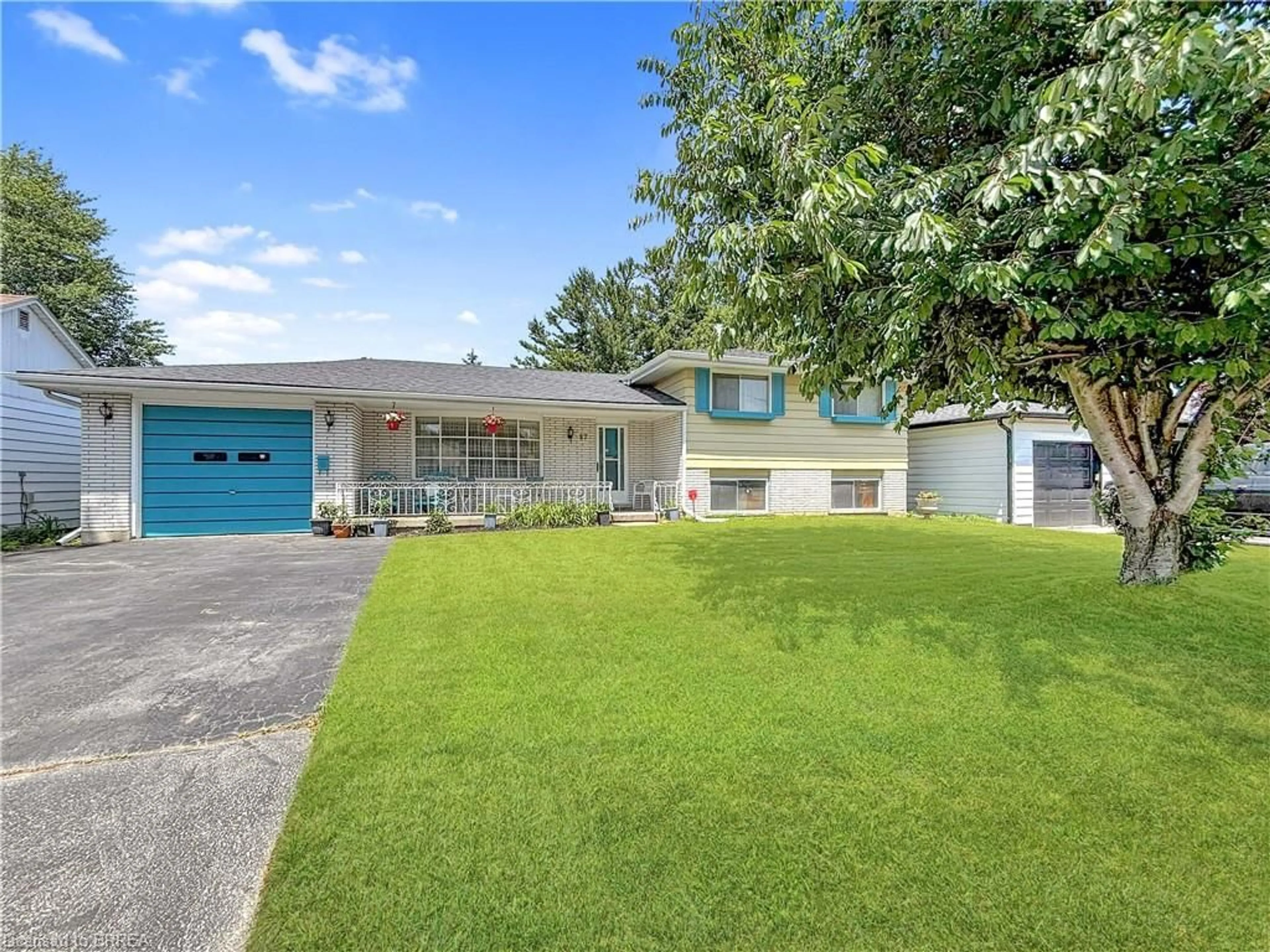 Home with vinyl exterior material, street for 97 Dunsdon St, Brantford Ontario N3R 3J6