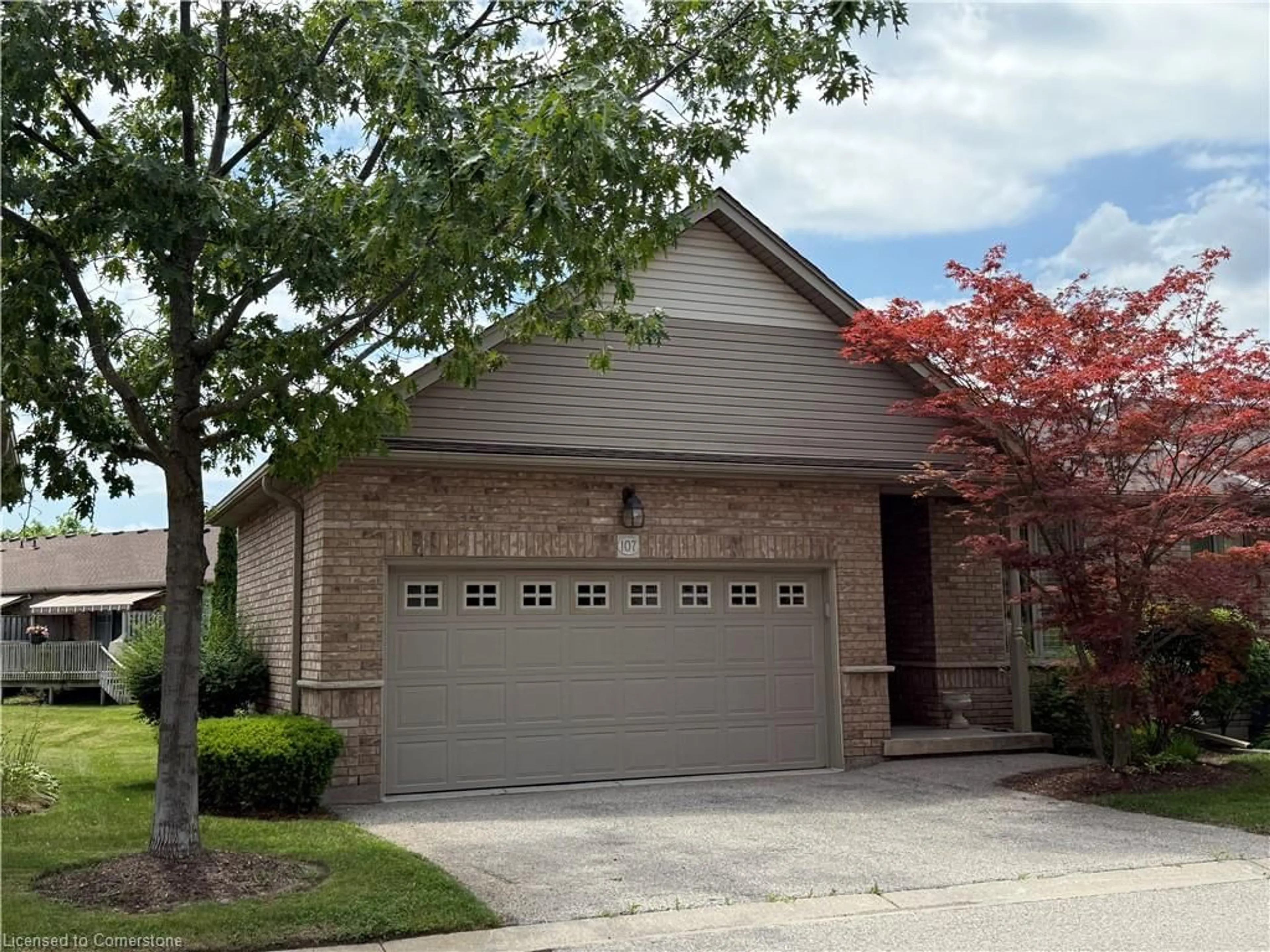 Home with brick exterior material, street for 20 Isherwood Ave #107, Cambridge Ontario N1R 8P9