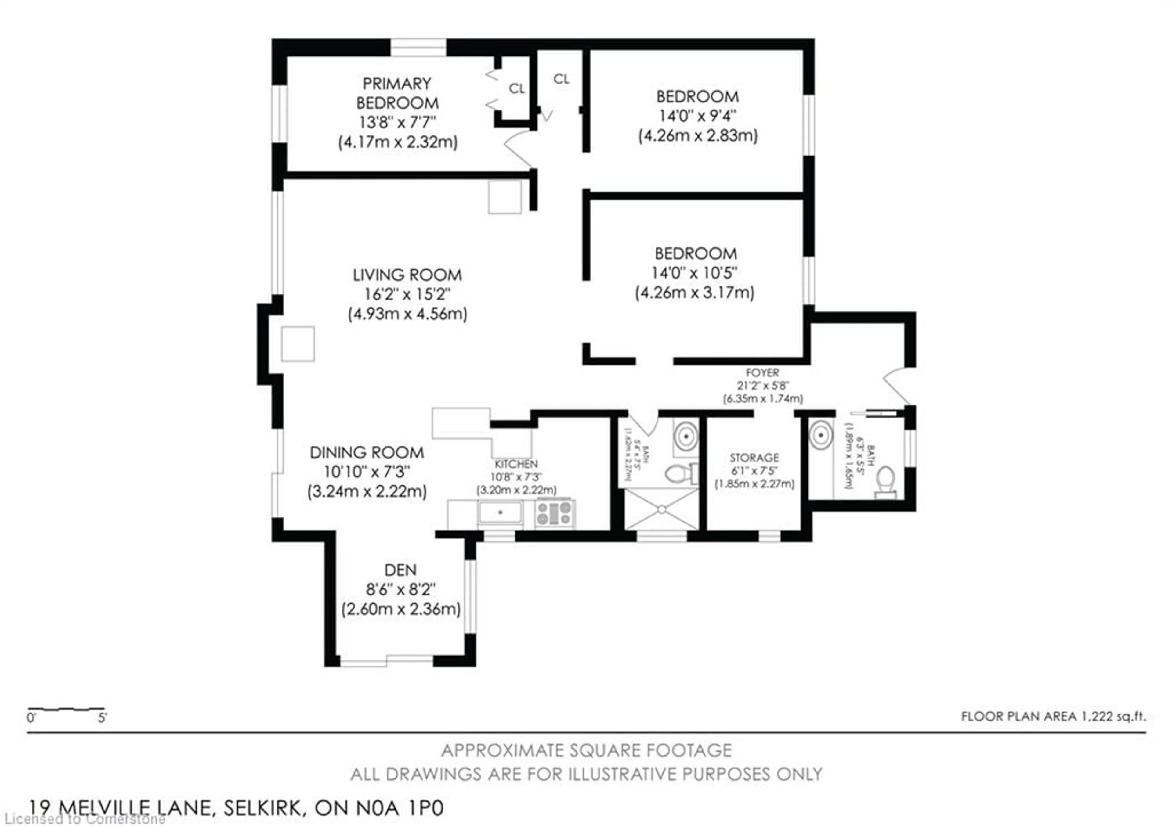 Floor plan for 19 Melville Lane, Selkirk Ontario N0A 1P0
