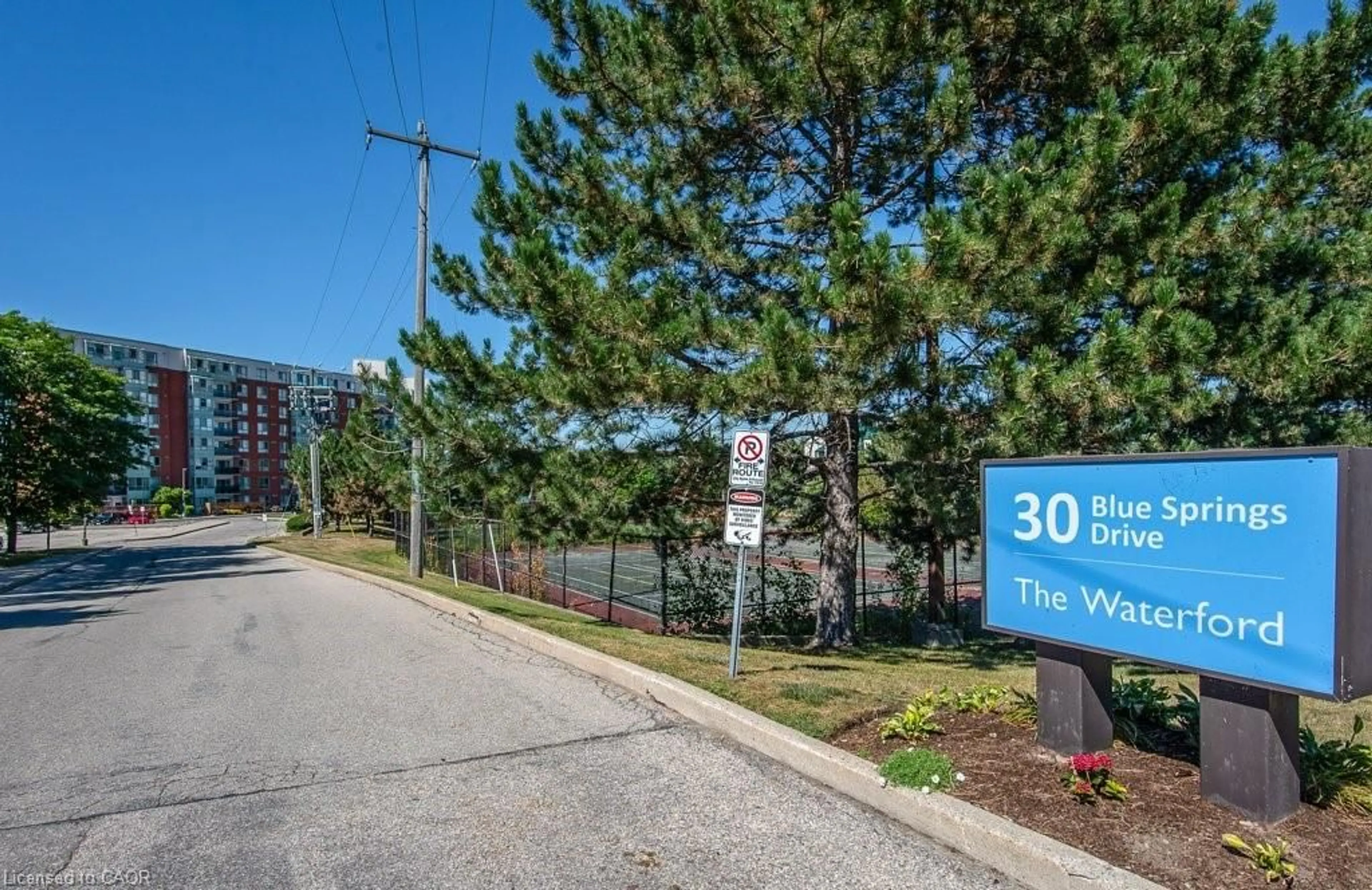 Patio, water/lake/river/ocean view for 30 Blue Springs Dr #501, Waterloo Ontario N2J 4T2
