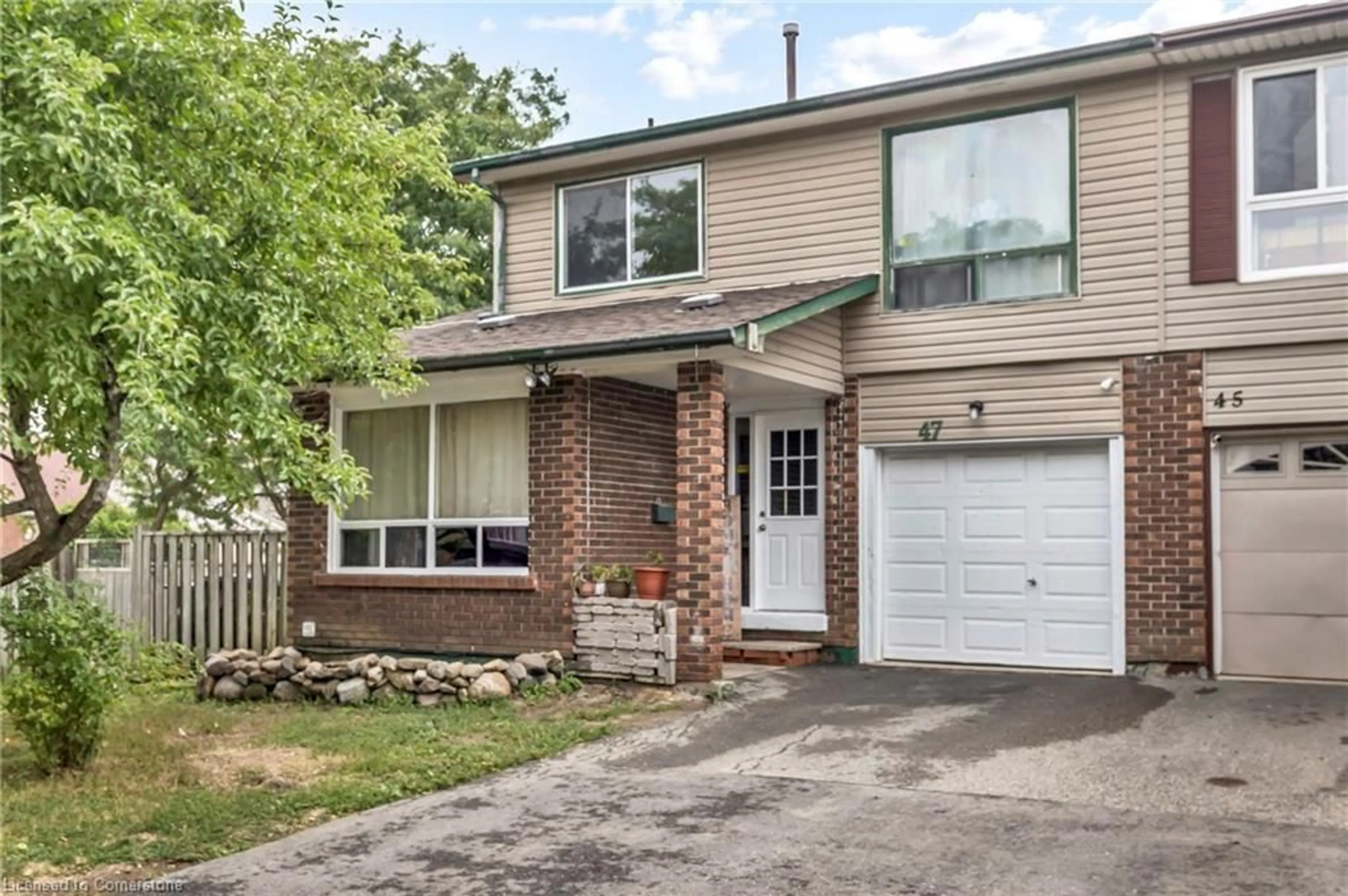 Home with brick exterior material, street for 47 Carter Dr, Brampton Ontario L6V 3N4