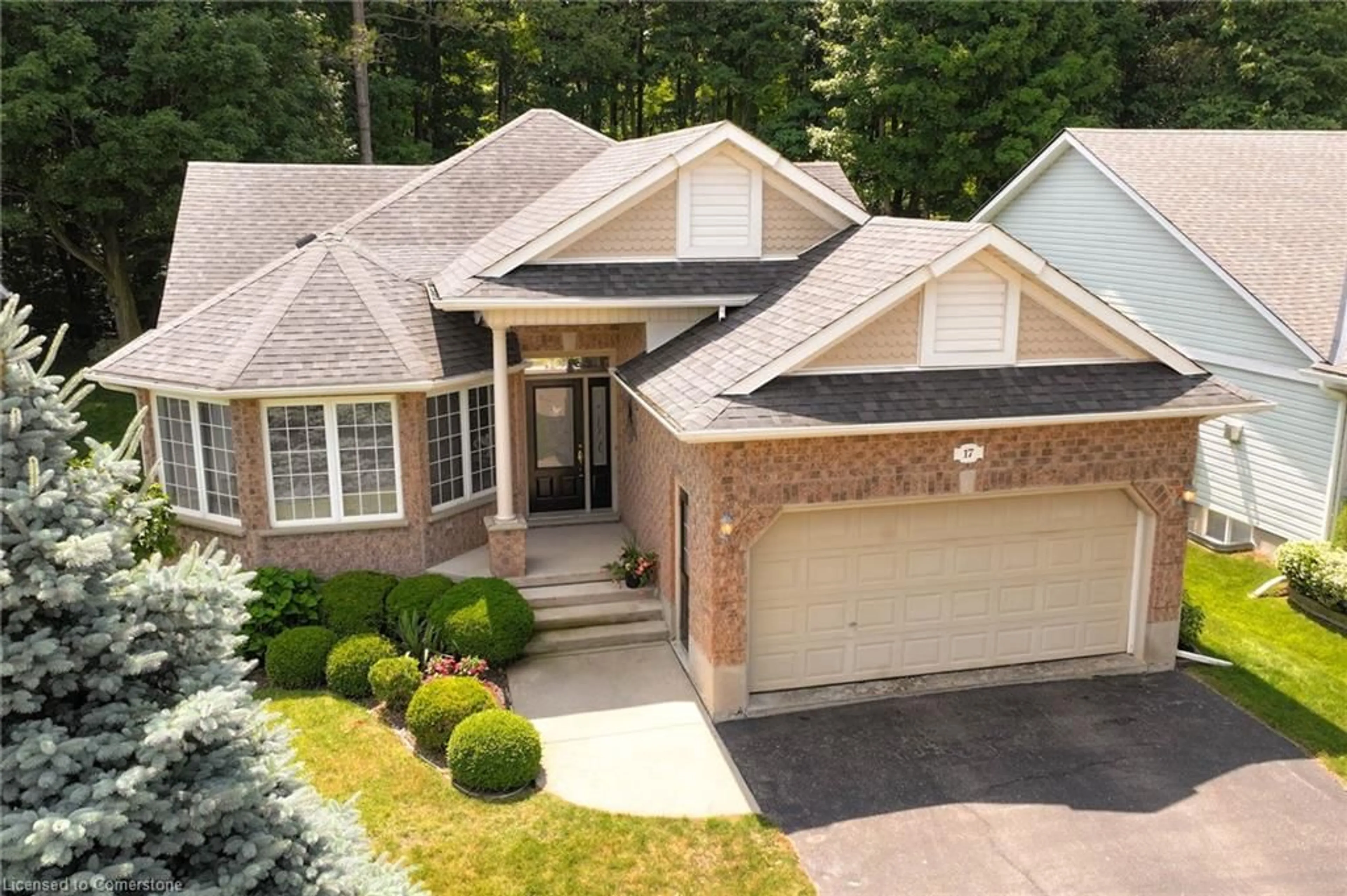 Home with brick exterior material, street for 17 Woods Edge Crt #165, Baden Ontario N3A 3R1