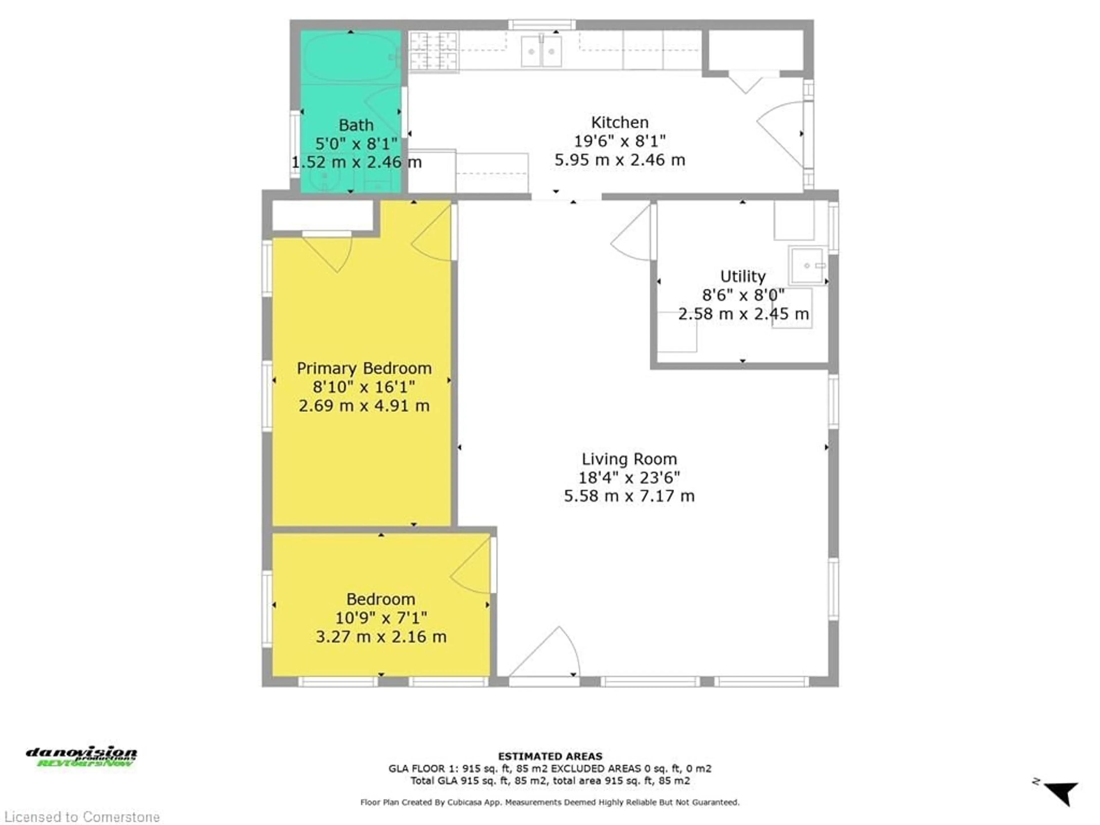 Floor plan for 11 Reidy St, Peacock Point Ontario N0A 1L0
