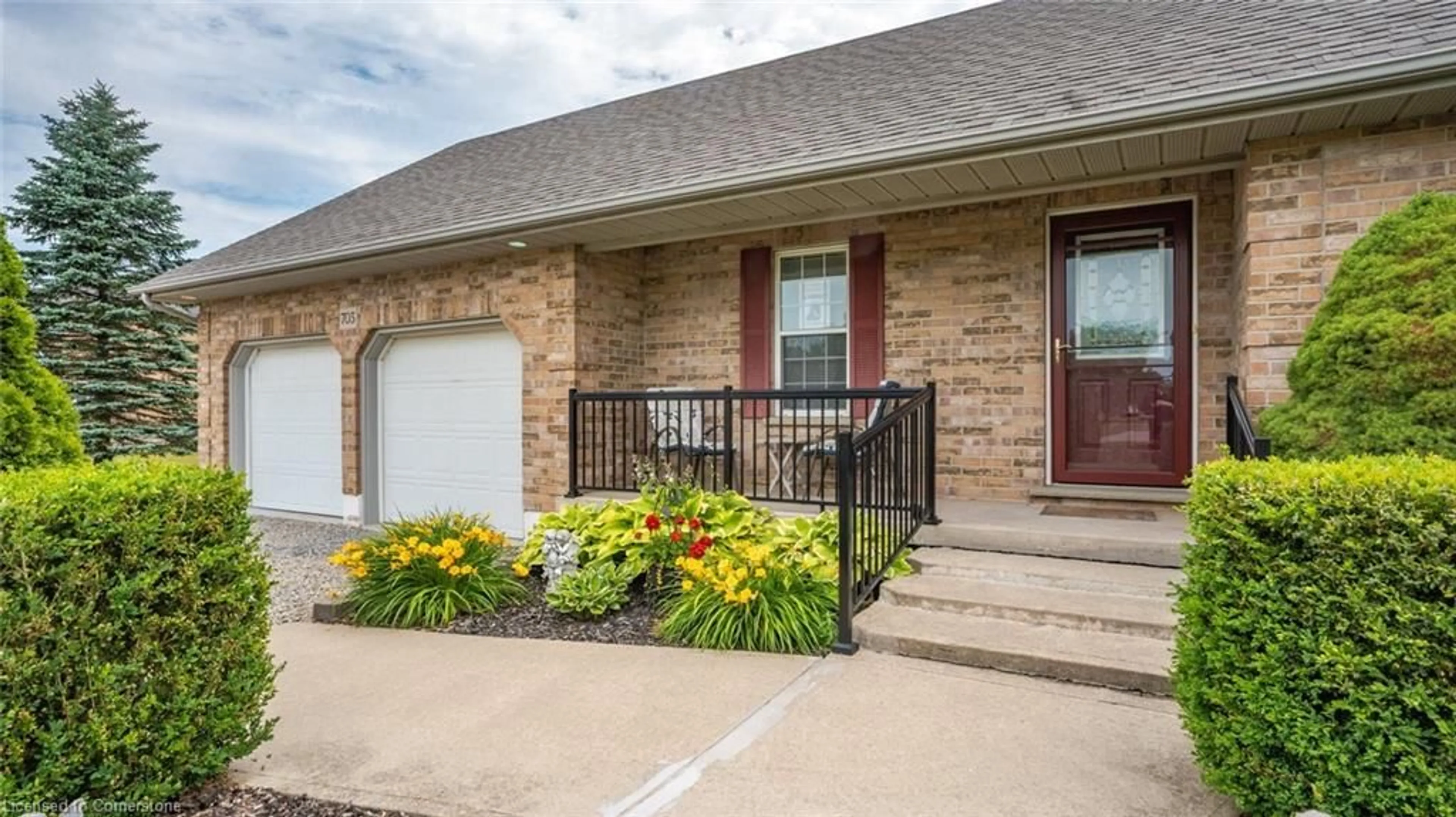 Home with brick exterior material, street for 703 Broman Crt, Caistorville Ontario N0A 1C0