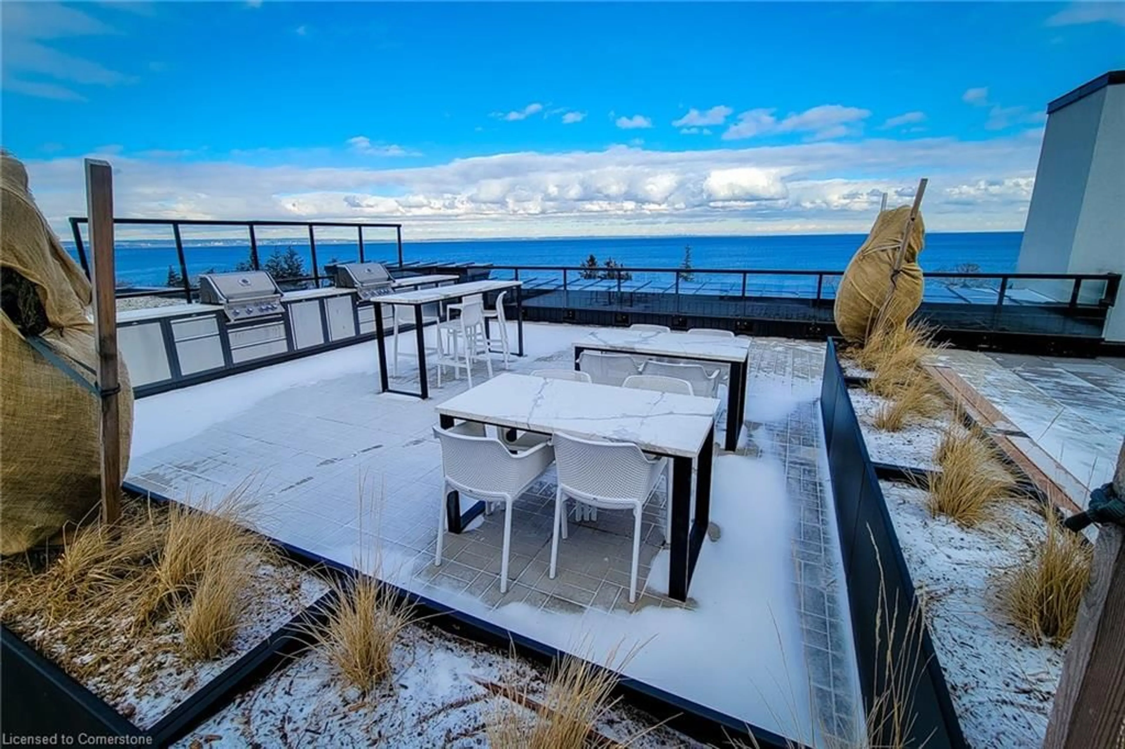 Patio, water/lake/river/ocean view for 600 North Service Rd #213, Stoney Creek Ontario L8E 0L2
