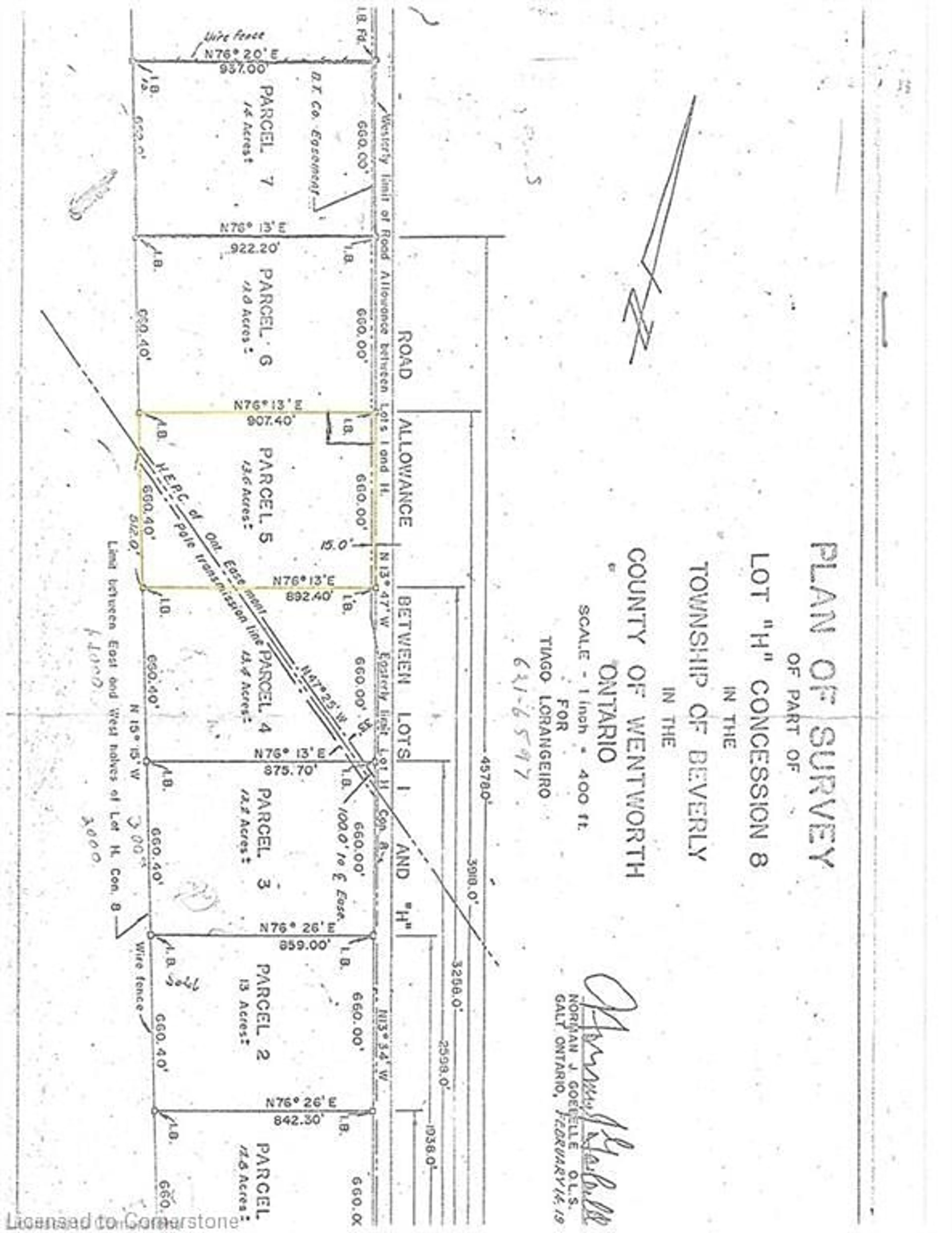Picture of a map for PT LT H Shellard Rd, Cambridge Ontario N1R 5S7