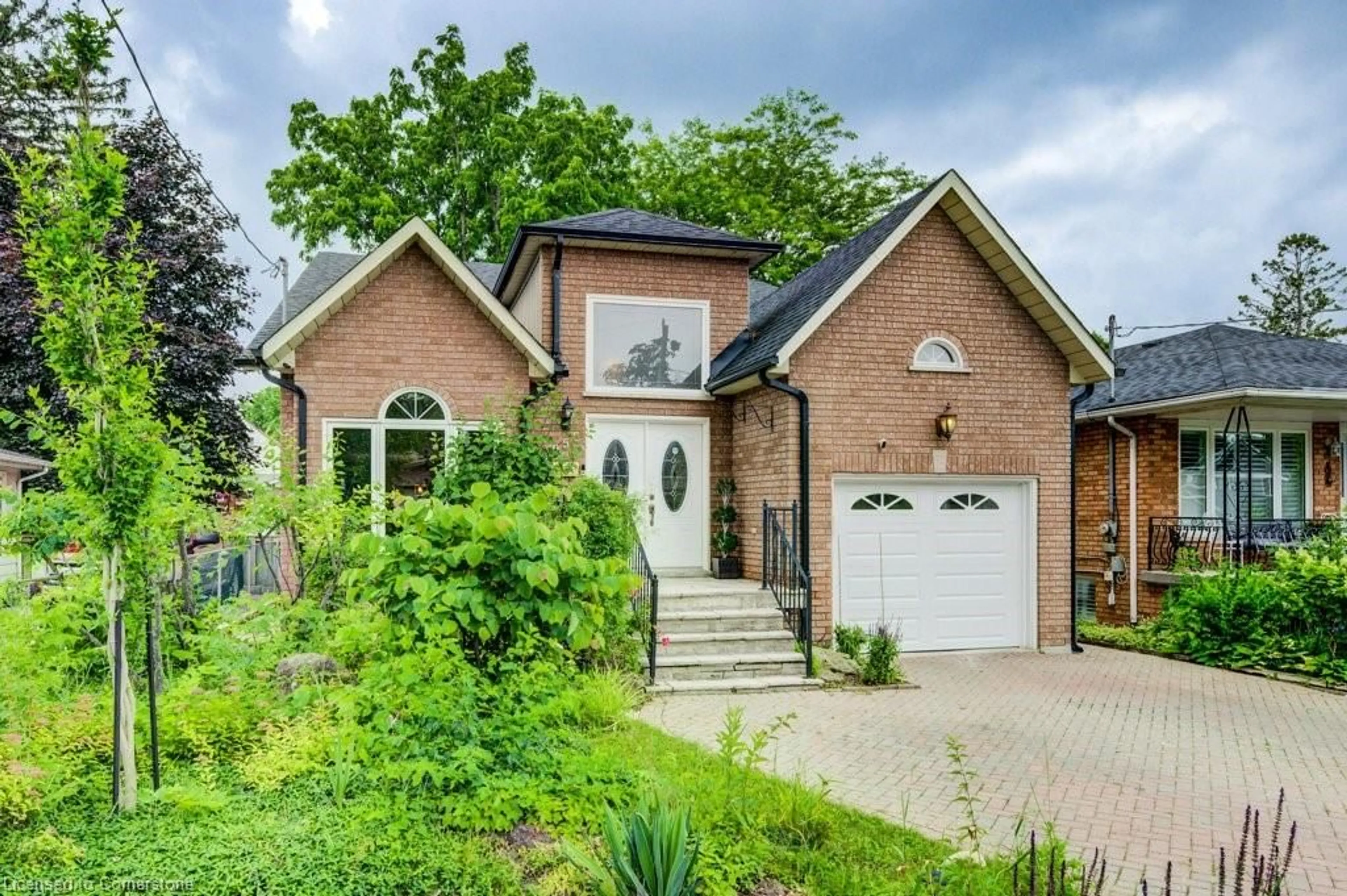Home with brick exterior material, street for 1056 Plains View Ave, Burlington Ontario L7T 1V5