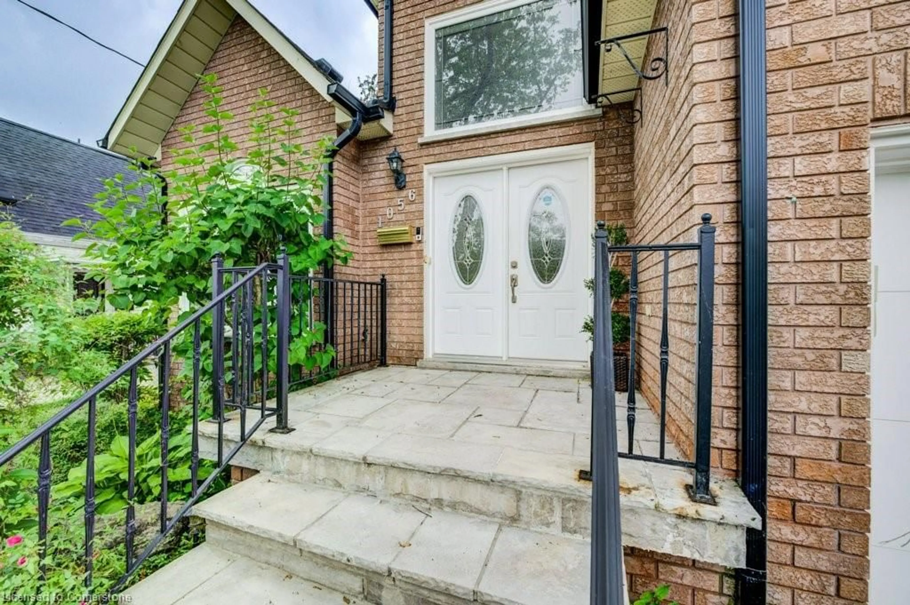 Home with brick exterior material, street for 1056 Plains View Ave, Burlington Ontario L7T 1V5