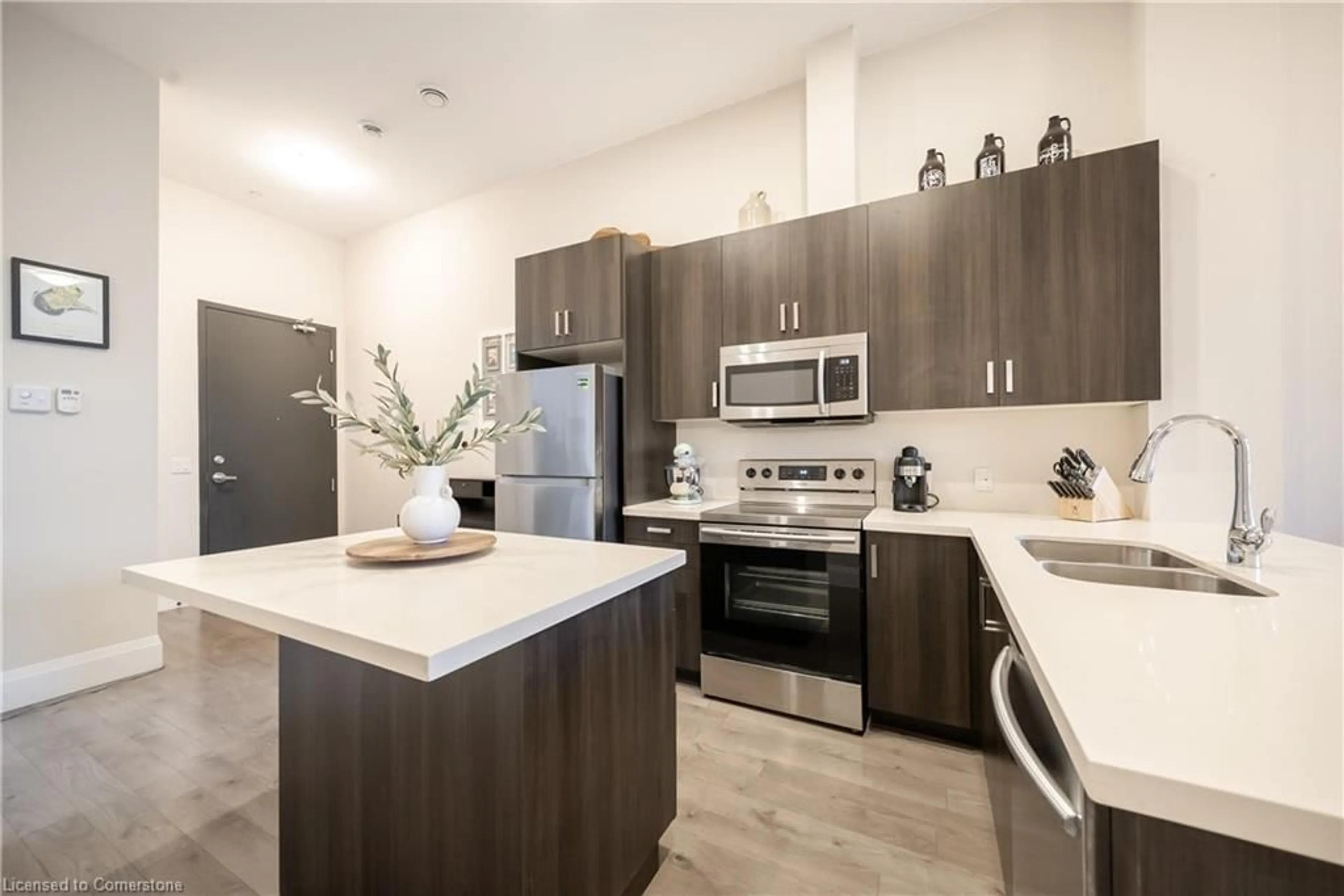 Open concept kitchen, unknown for 85 Morrell St #206B, Brantford Ontario N3T 4J6
