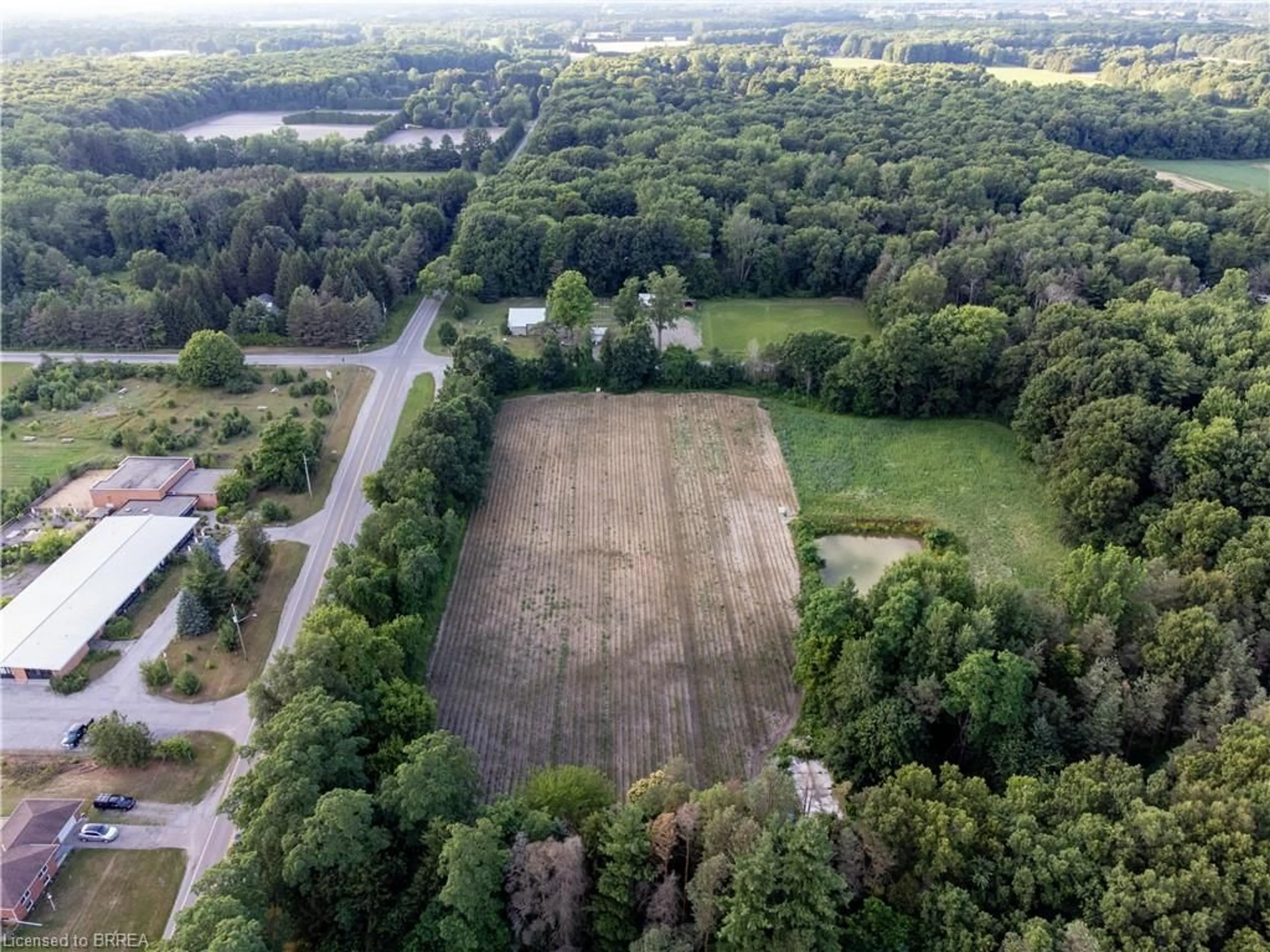 A pic from outside/outdoor area/front of a property/back of a property/a pic from drone, forest/trees view for 2328 Nixon Rd #1, Simcoe Ontario N3Y 4K6