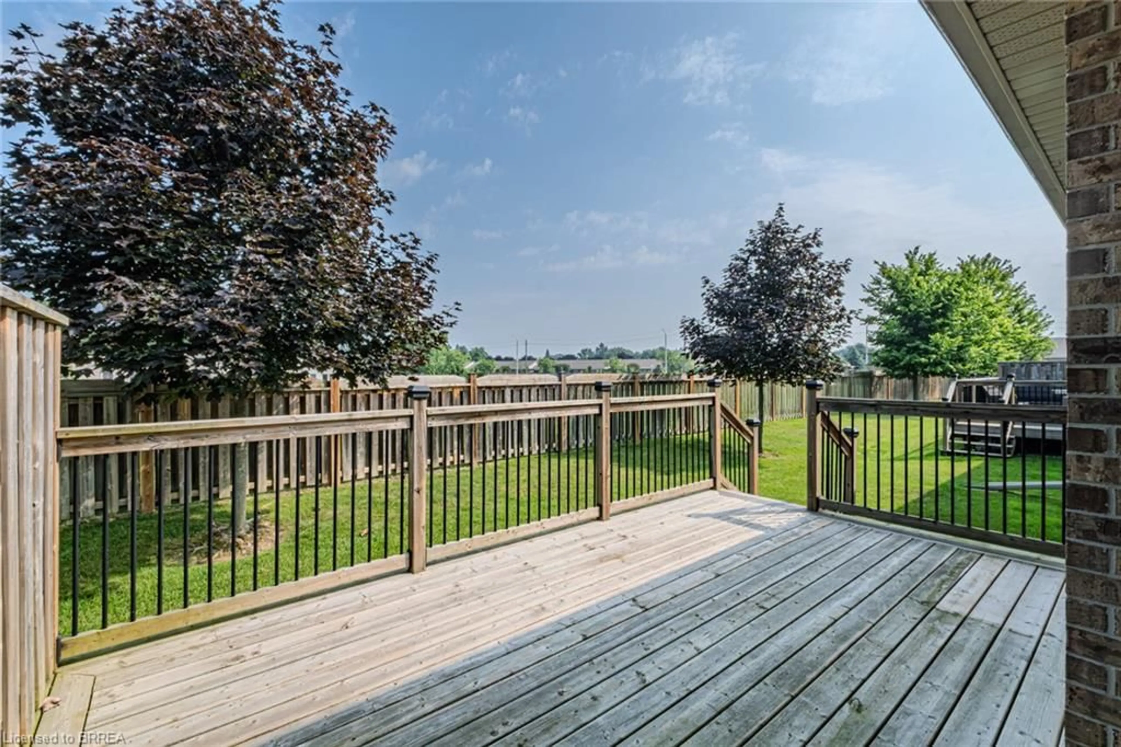 Patio, water/lake/river/ocean view for 30 Cedar St #23, Paris Ontario N3L 0C2
