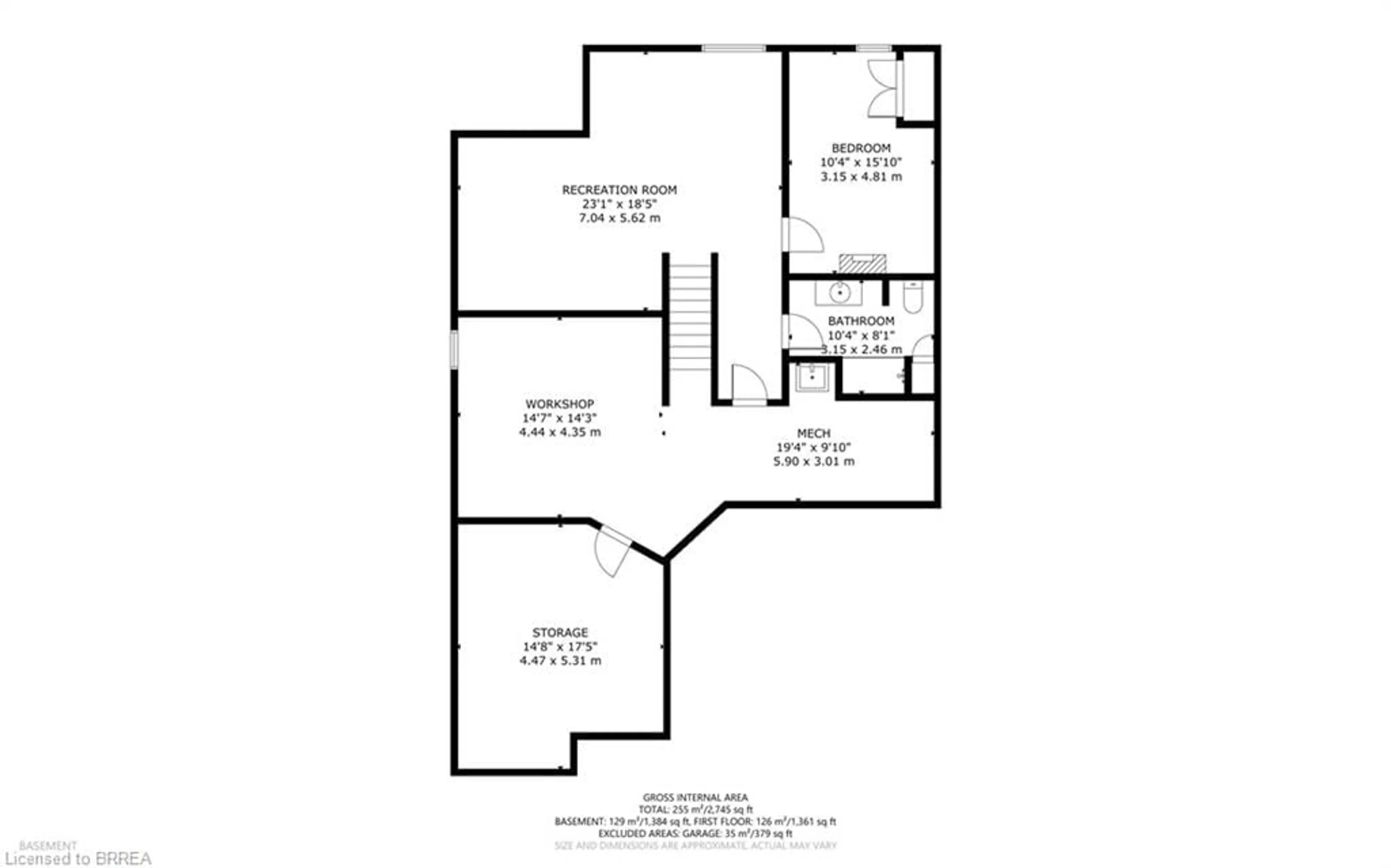 Floor plan for 30 Cedar St #23, Paris Ontario N3L 0C2