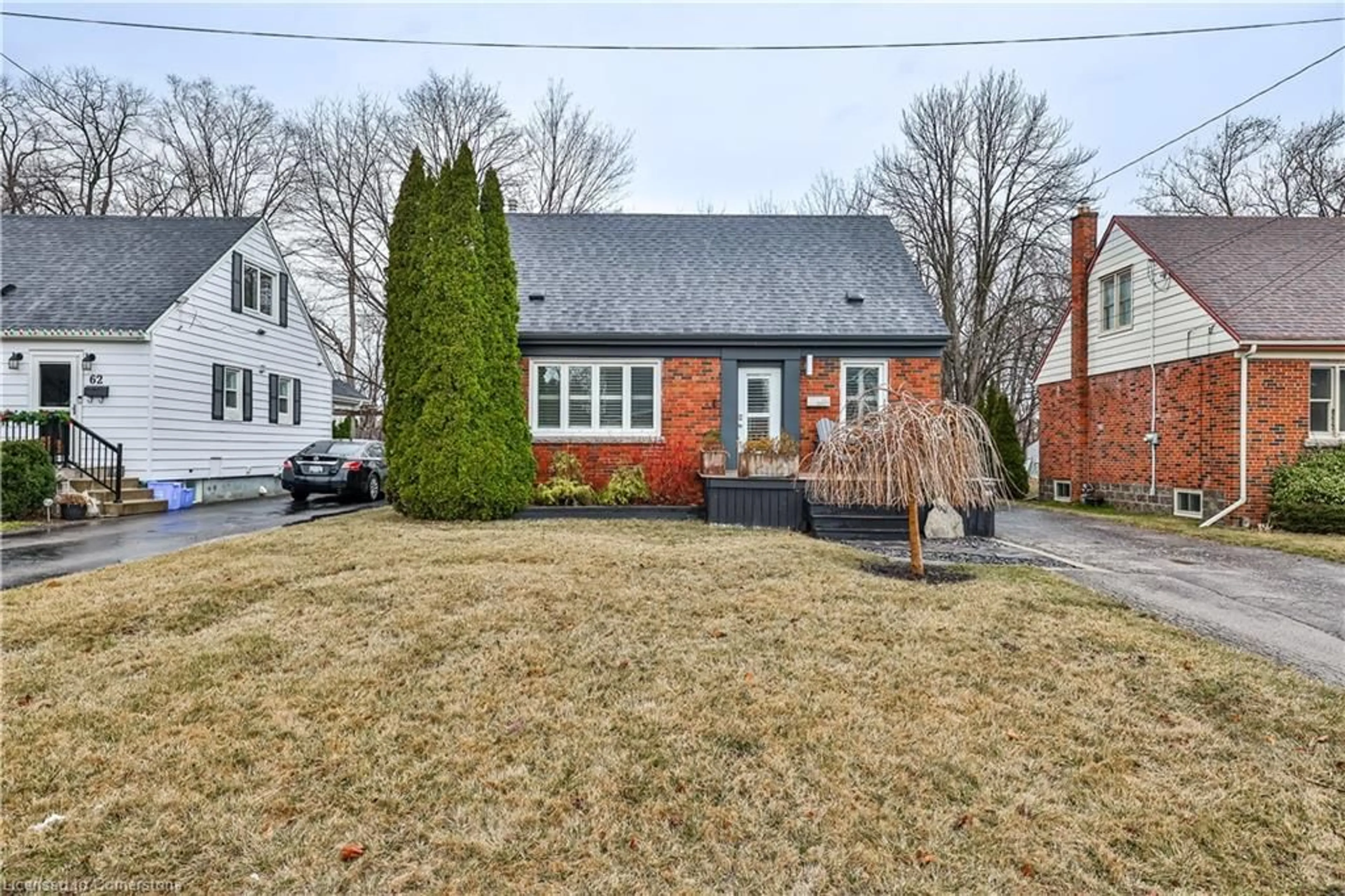 Home with brick exterior material, street for 60 Galbraith Dr, Stoney Creek Ontario L8G 1Z9