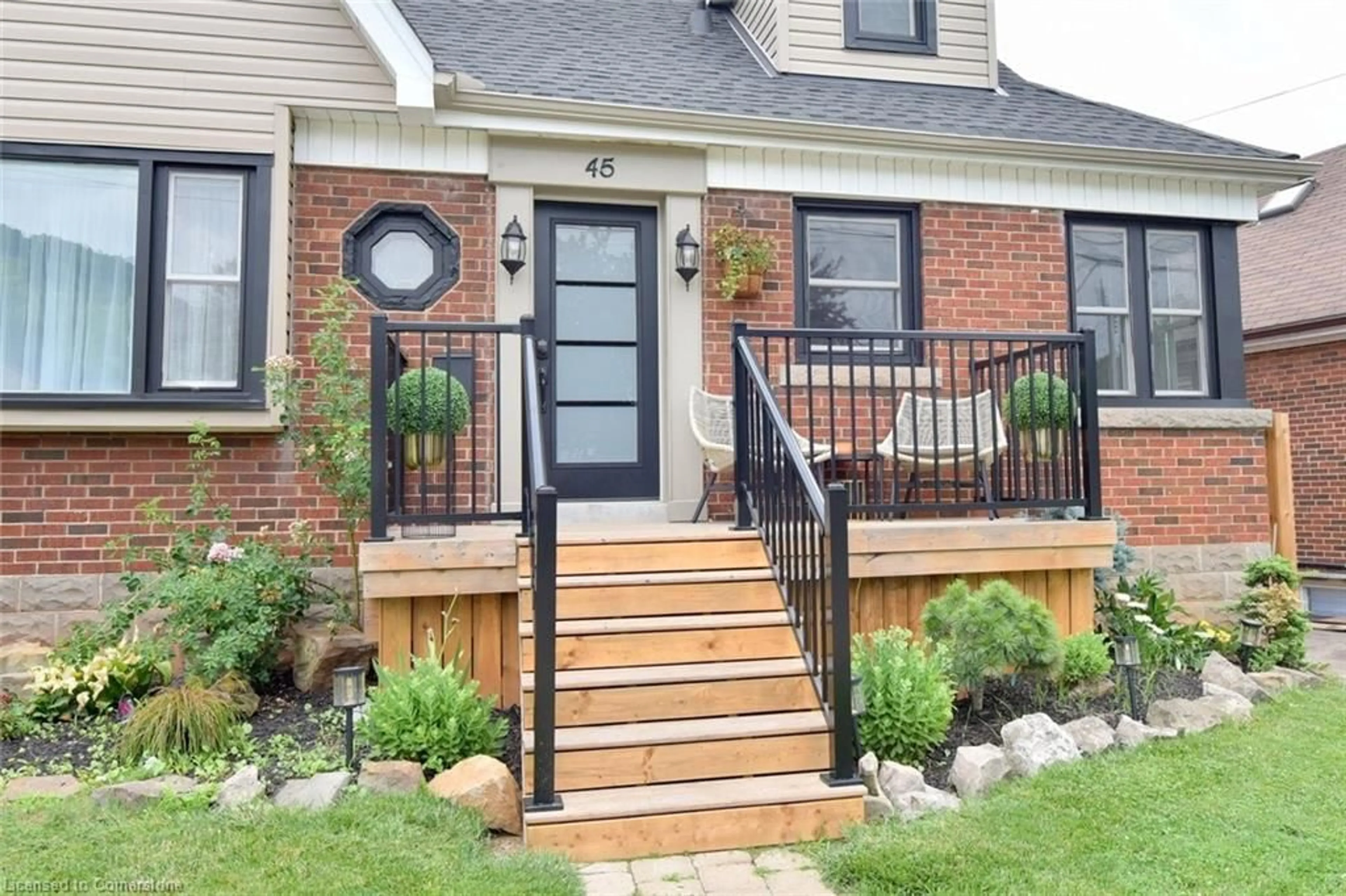 Home with brick exterior material, street for 45 Dunkirk Dr, Hamilton Ontario L8K 4W9