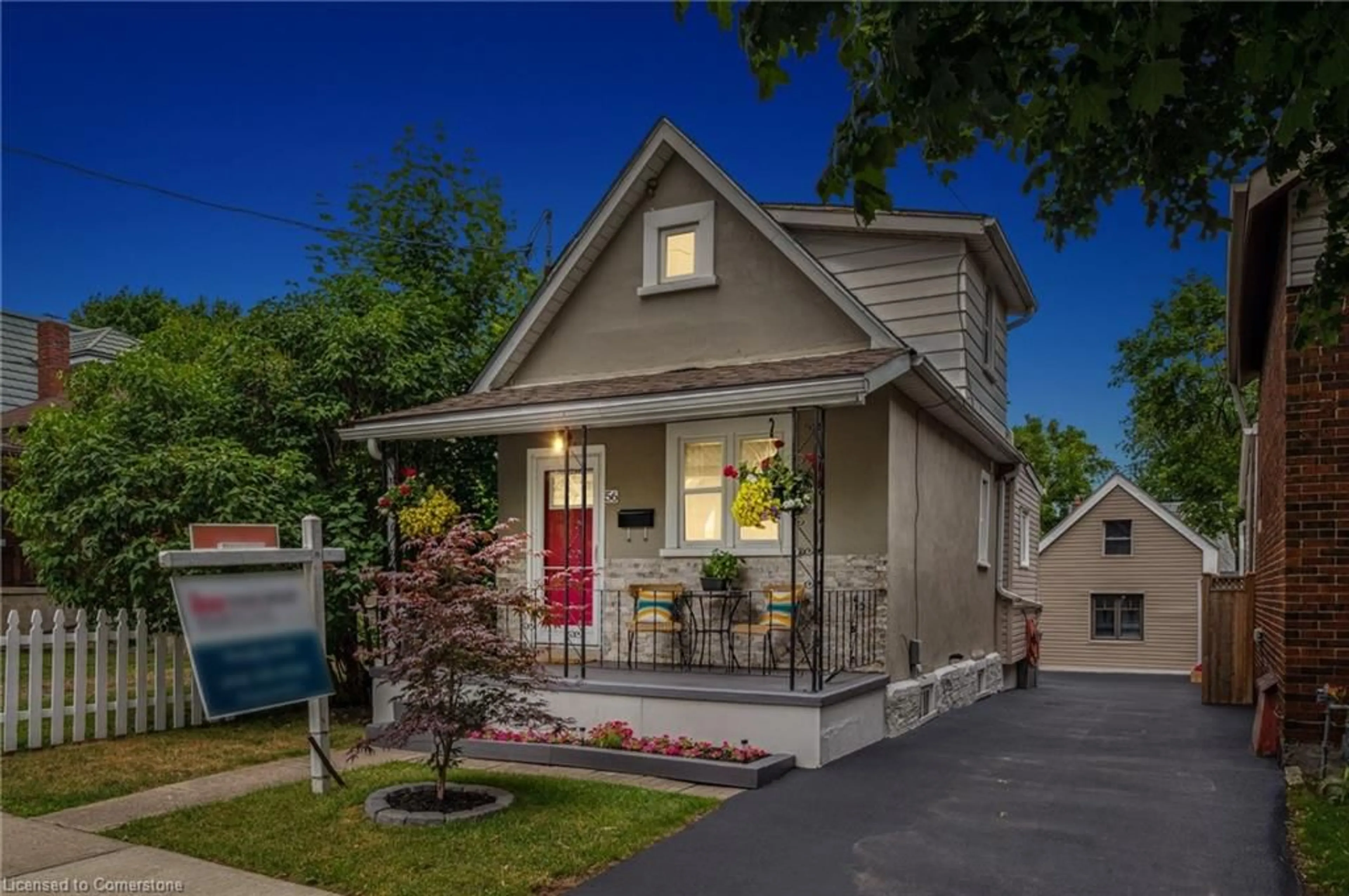 Home with vinyl exterior material, street for 56 Hayes Ave, Guelph Ontario N1E 5V8